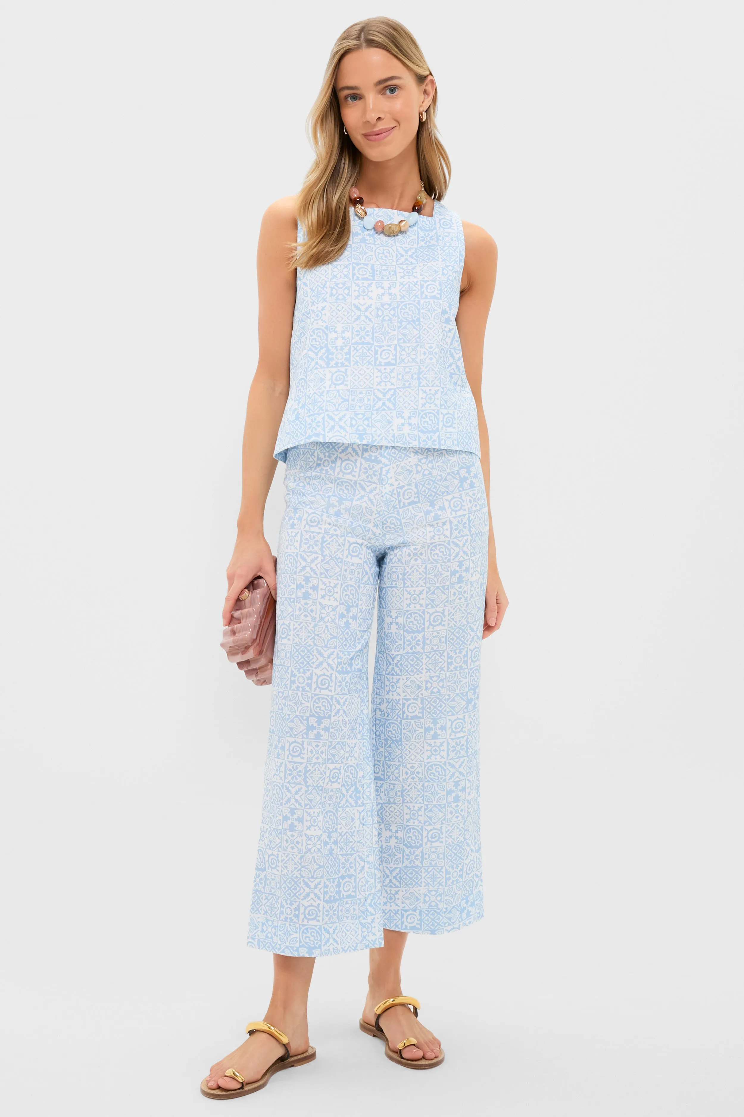 Blue Checkerboard Shift Top sold by Tuckernuck product image thumbnail 2