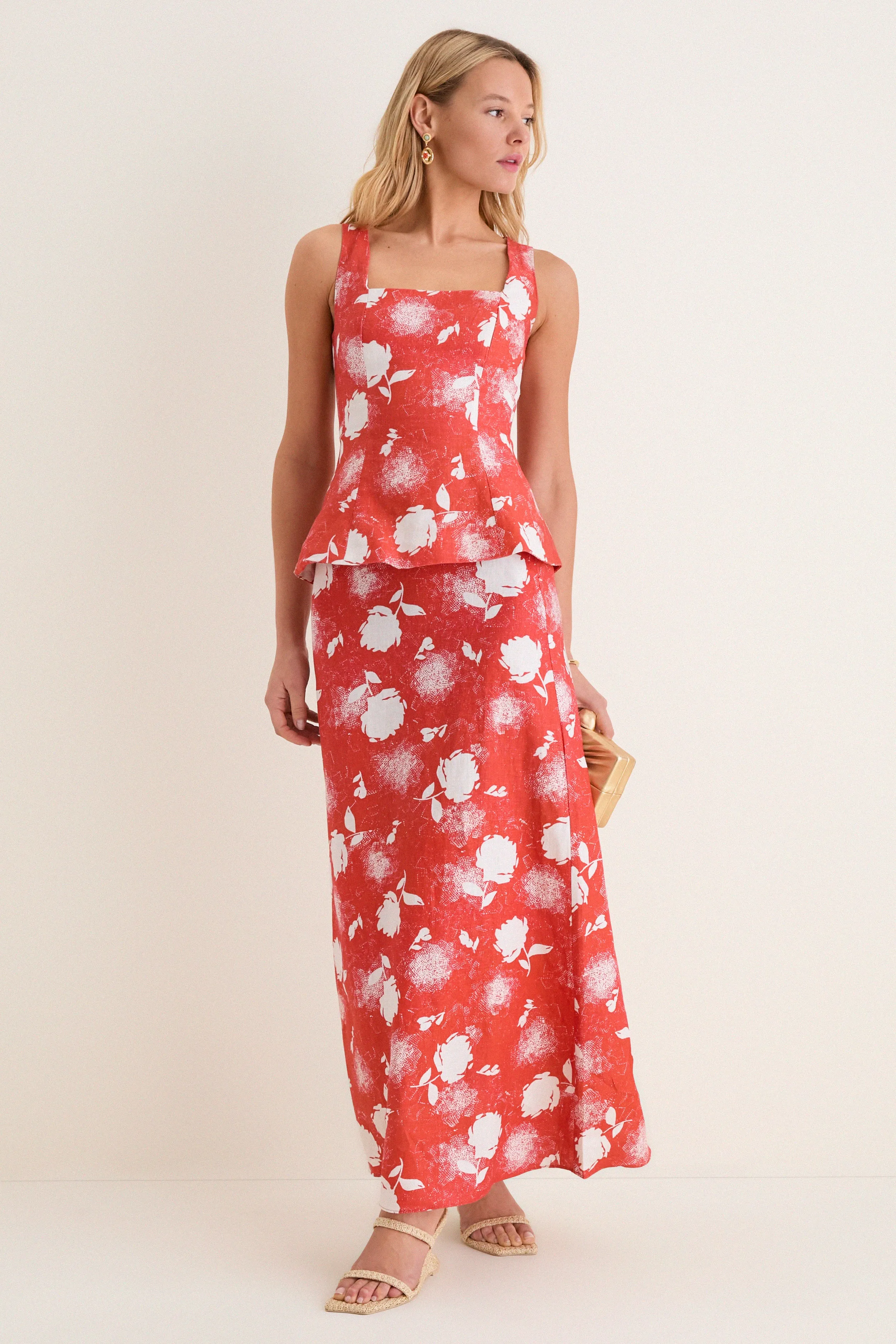 Gold Plated Frida Locket Earrings sold by Tuckernuck product image thumbnail 3