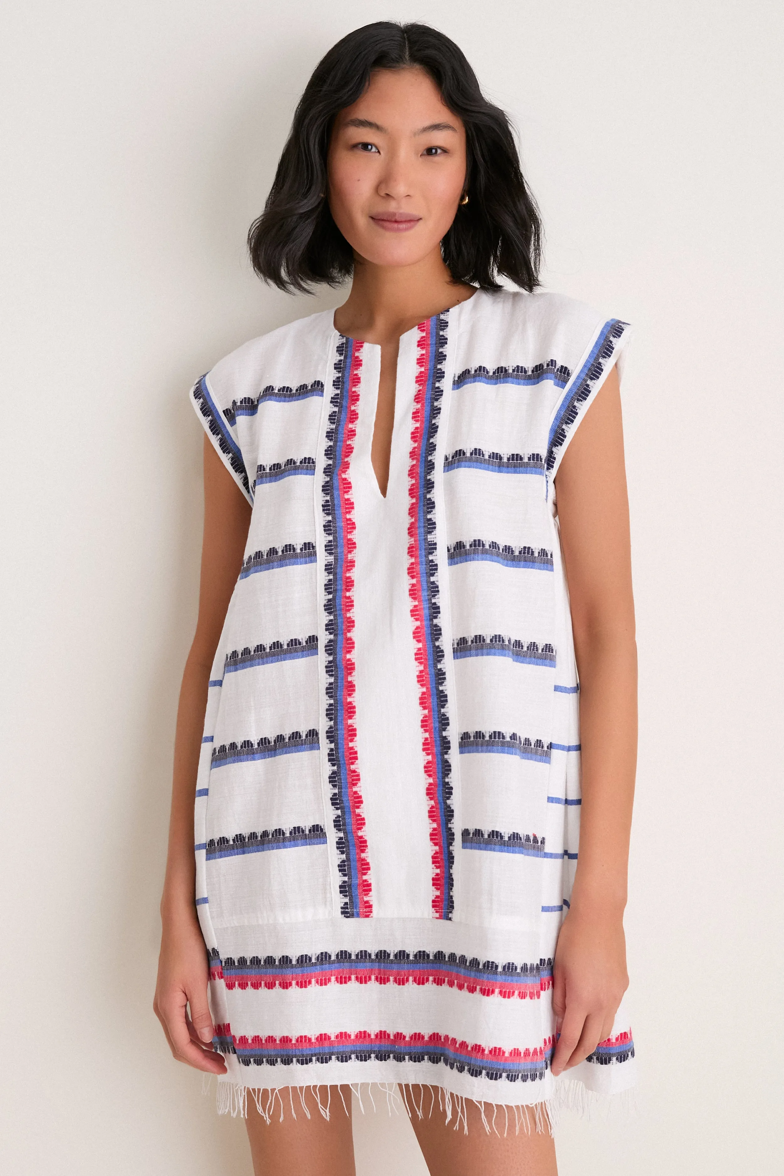 Kibebi Marine Elina Caftan sold by Tuckernuck