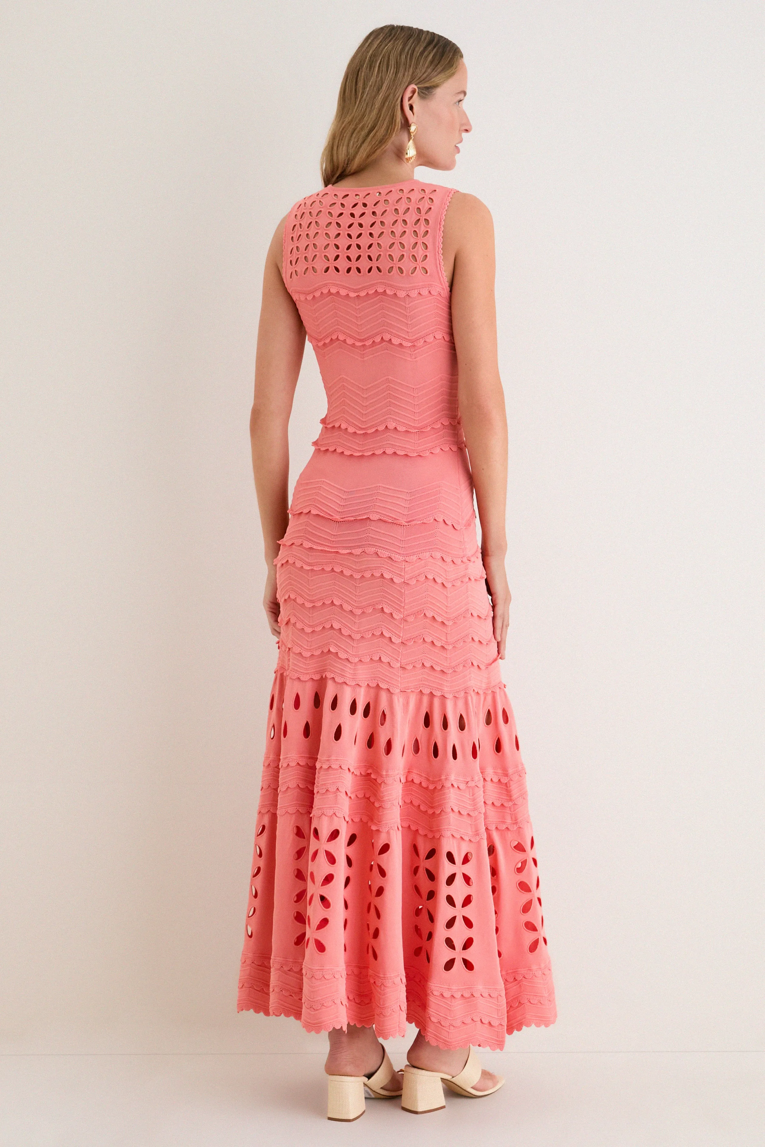 Coral Peony Lakshmi Dress sold by Tuckernuck product image thumbnail 4