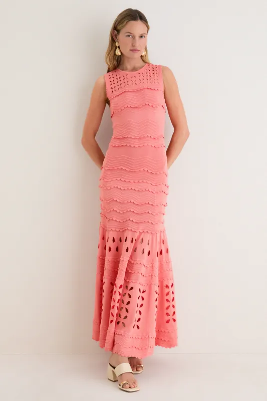 Coral Peony Lakshmi Dress made by Ulla Johnson