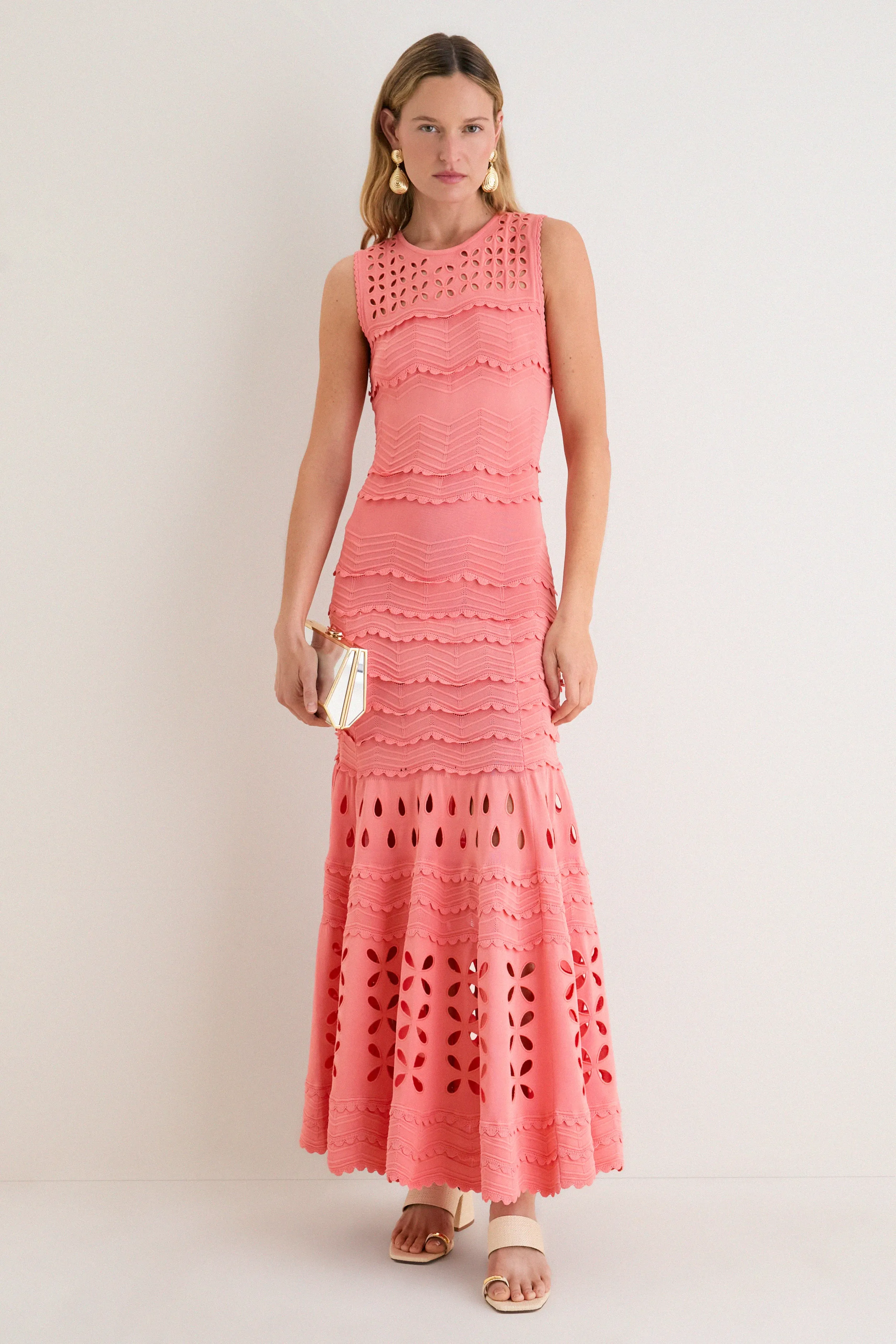 Coral Peony Lakshmi Dress sold by Tuckernuck product image thumbnail 2