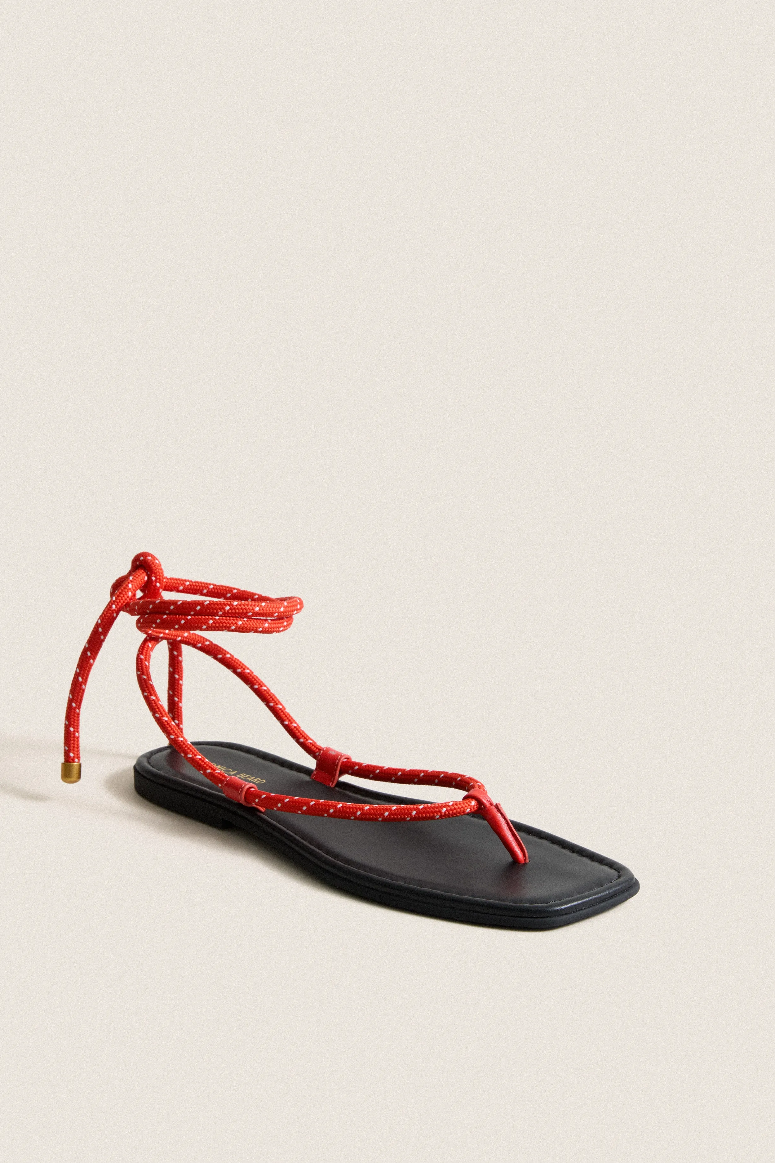 Flame Red Carmina Cord Sandals sold by Tuckernuck product image thumbnail 4