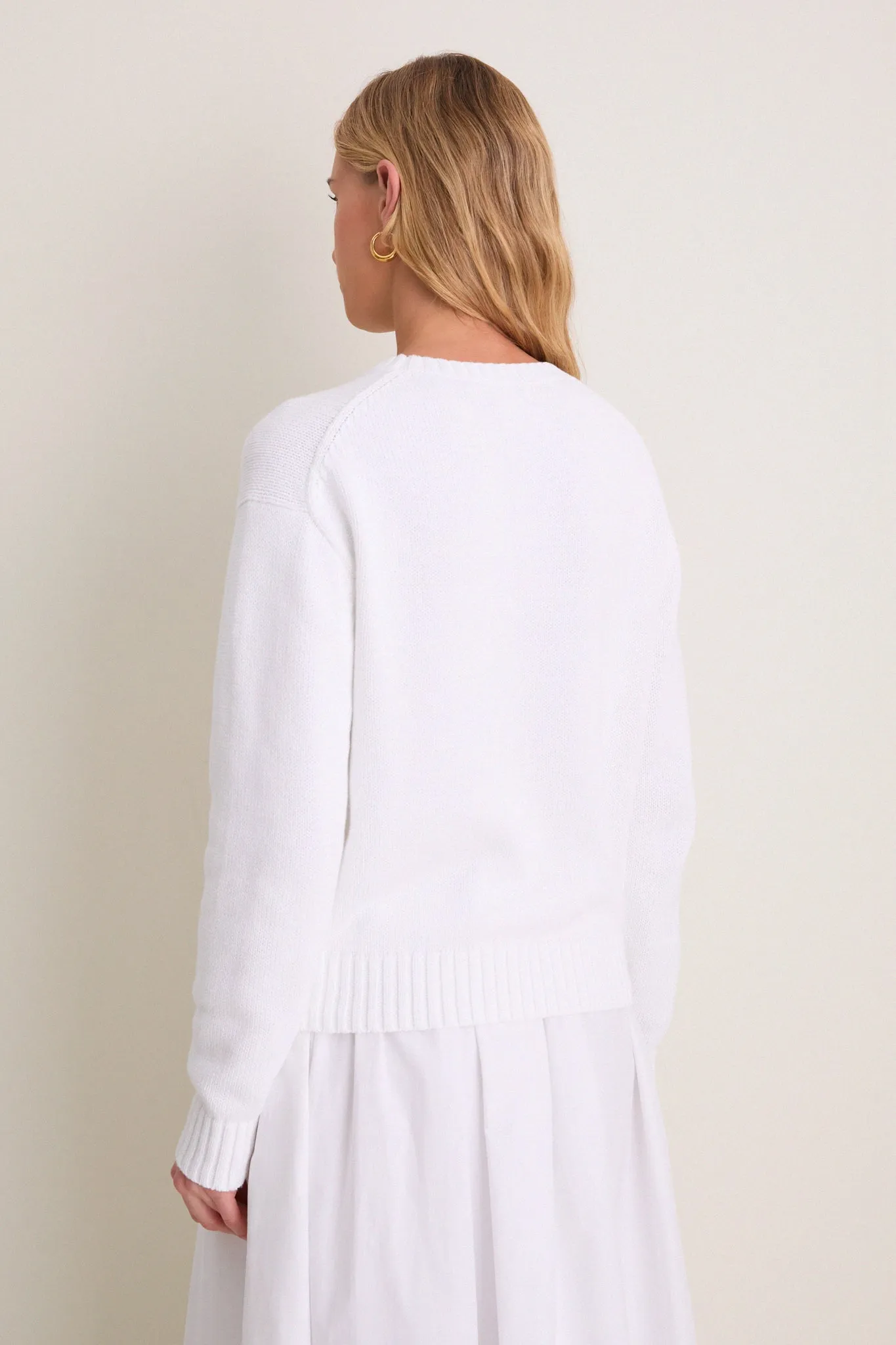 White Multi Bear Crew Neck Sweater sold by Tuckernuck product image thumbnail 4