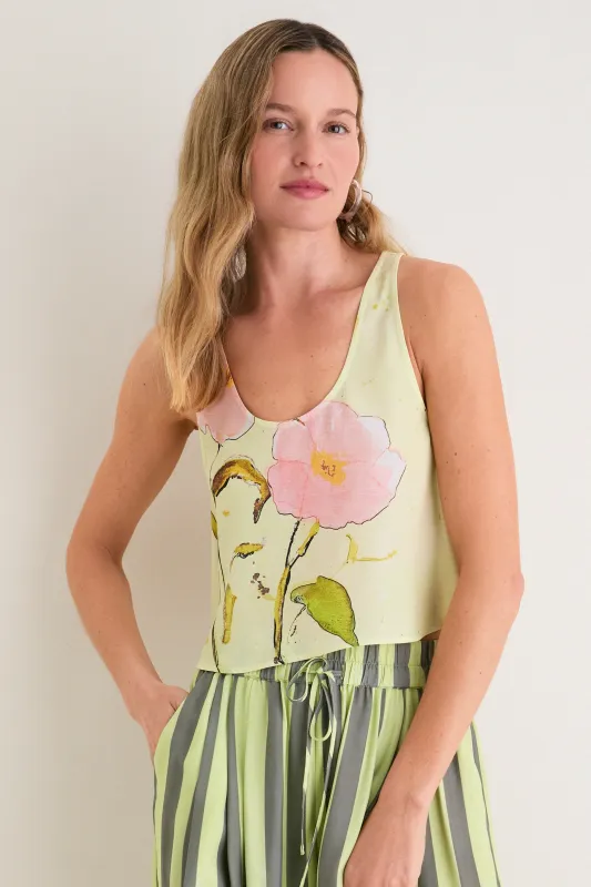 Quiet Blossom Carsyn Tank made by Hunter Bell NYC