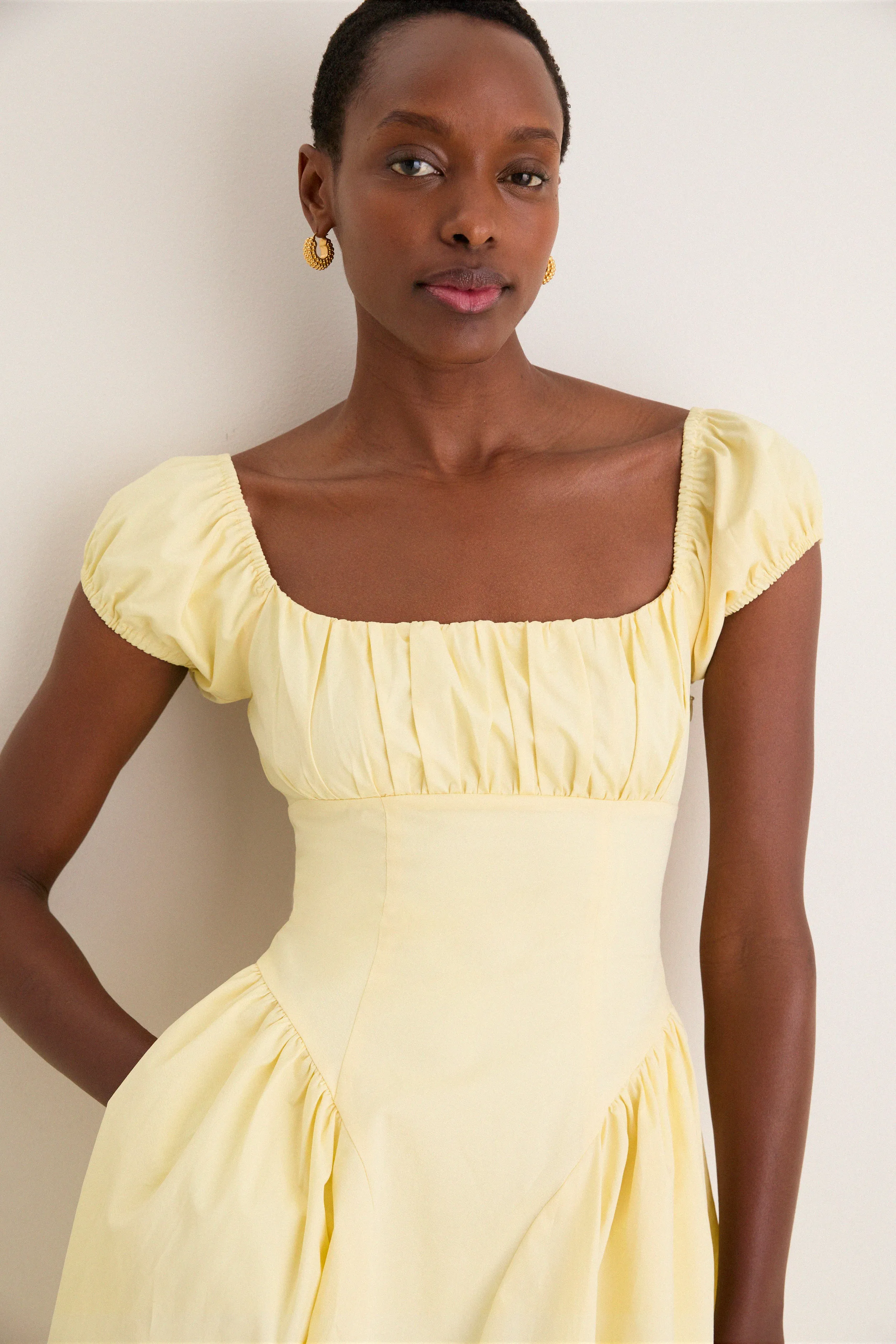 Yellow Adilene Midi Dress sold by Tuckernuck product image thumbnail 5