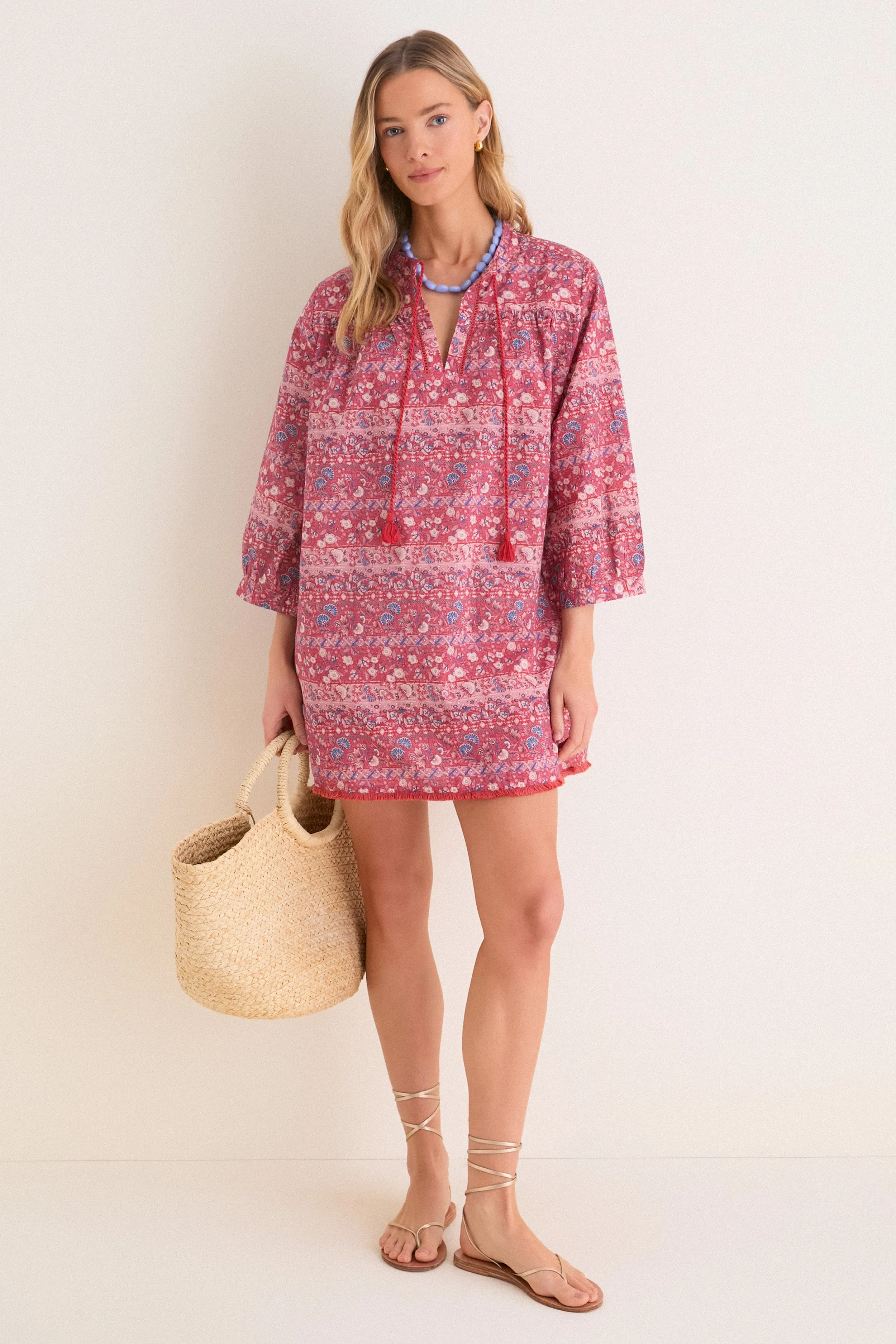 Americana Batik Stripe Bondi Coverup sold by Tuckernuck product image thumbnail 2