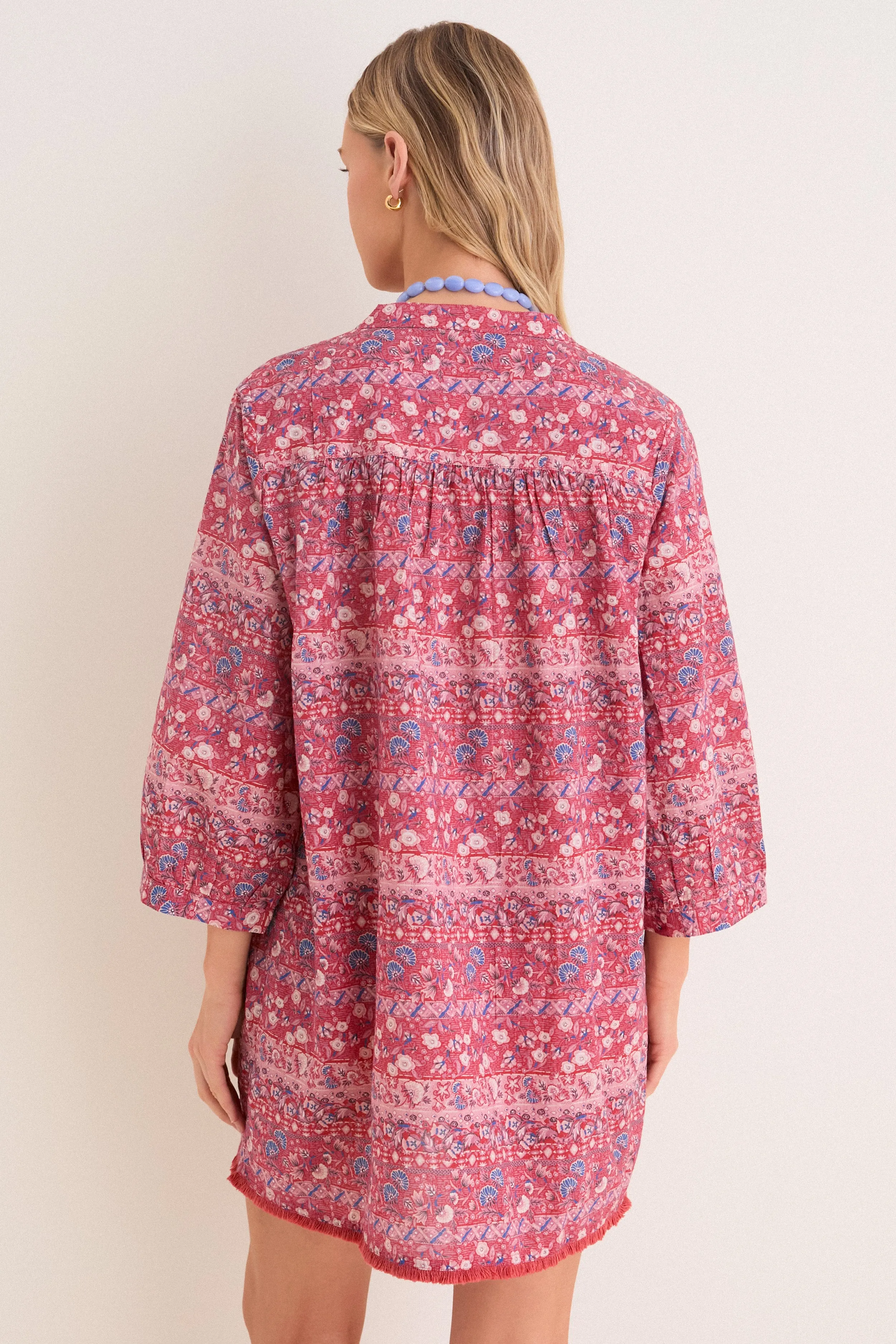 Americana Batik Stripe Bondi Coverup sold by Tuckernuck product image thumbnail 4