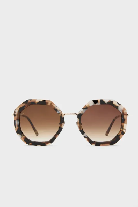 Brown Tortoise Angie Sunglasses made by Jimmy Fairly