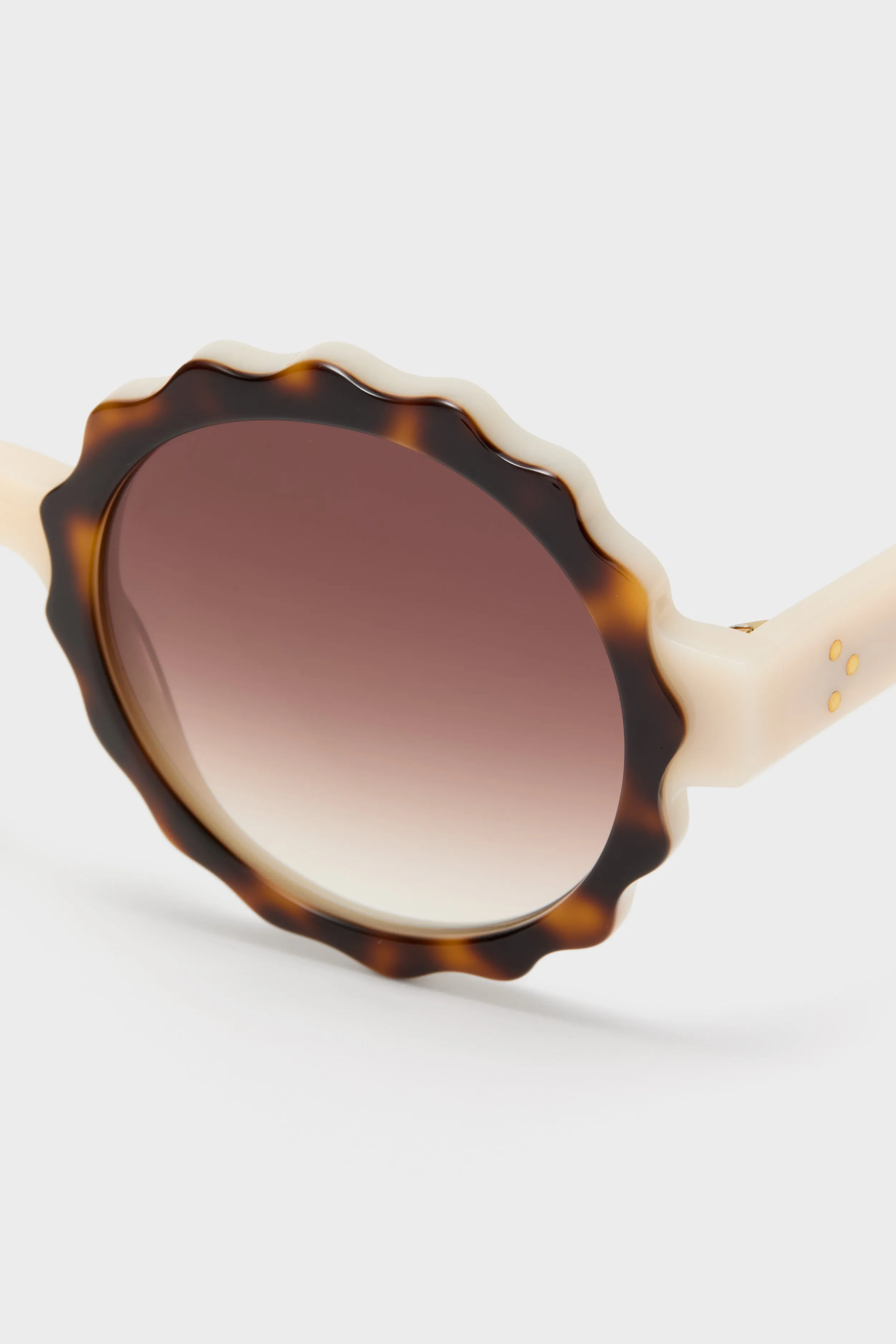 Light Tortoise Lily Sunglasses sold by Tuckernuck product image thumbnail 5