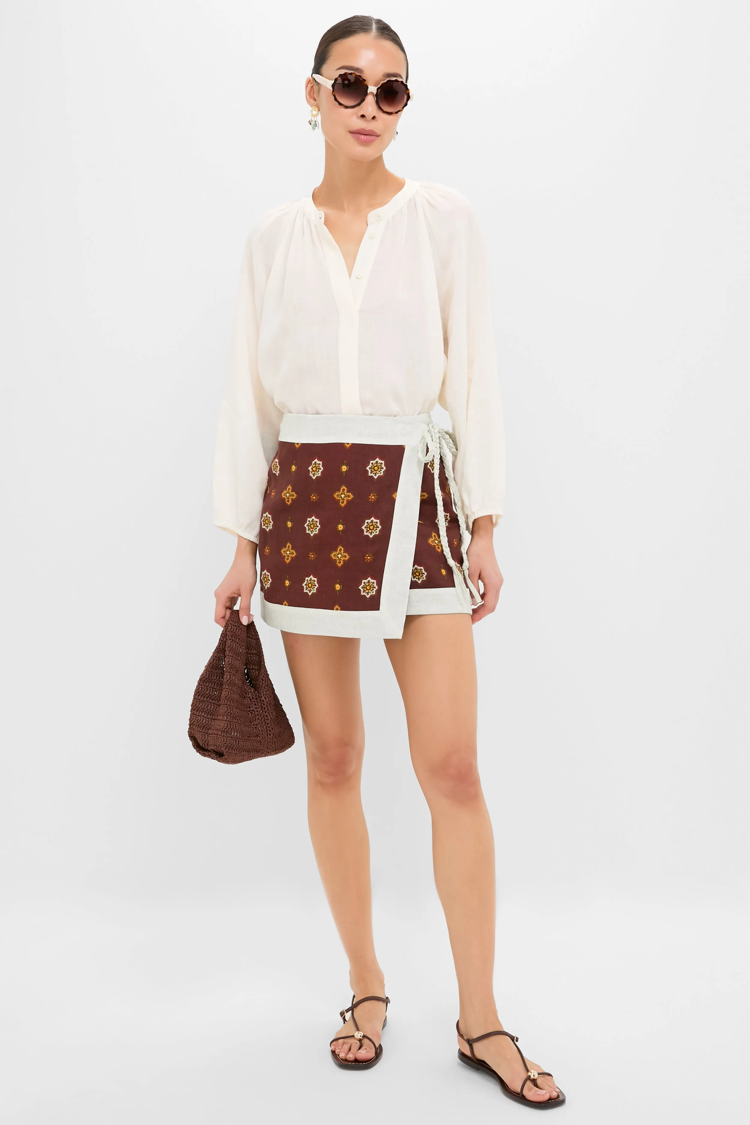 Light Tortoise Lily Sunglasses sold by Tuckernuck product image thumbnail 3