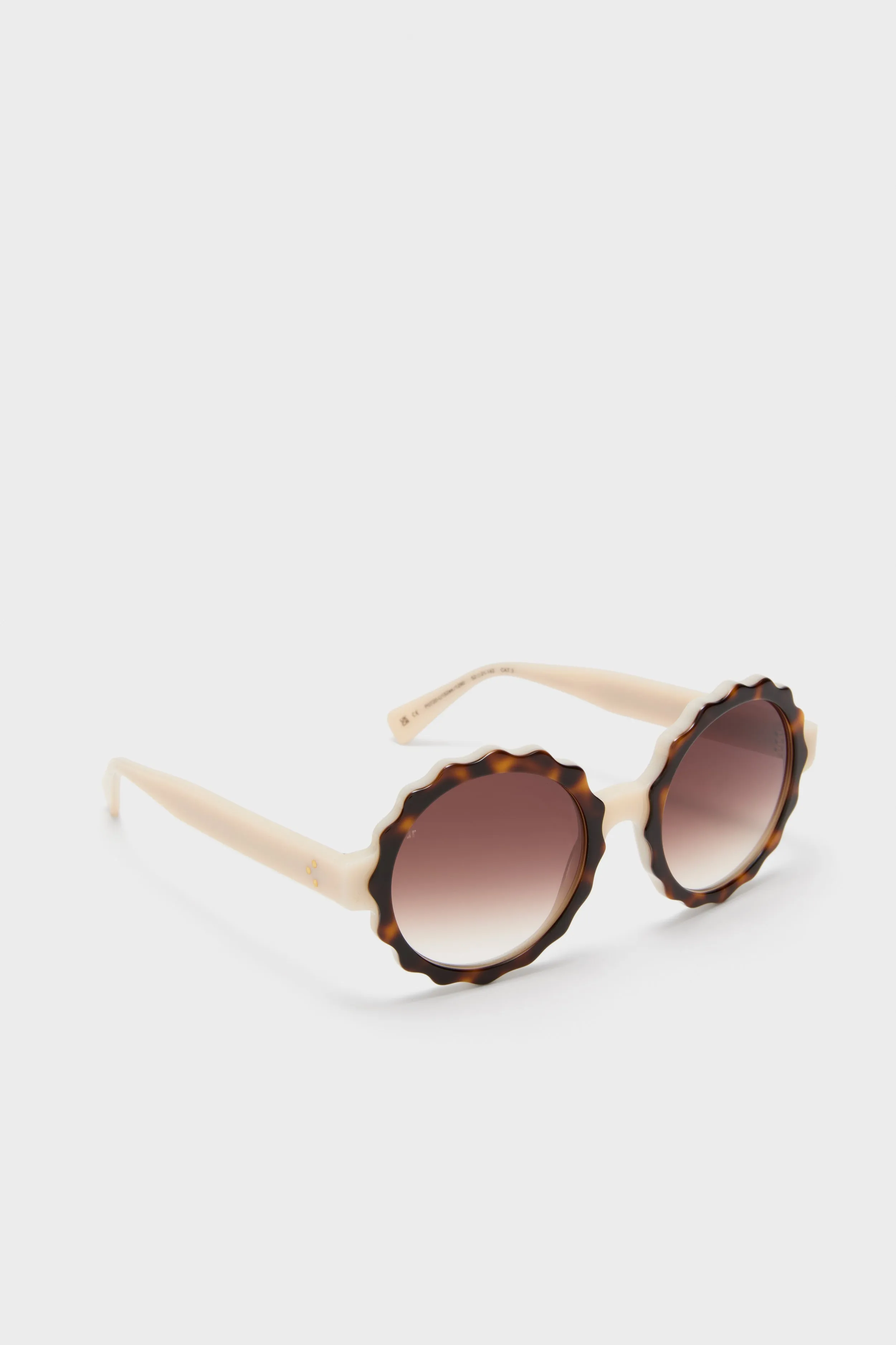 Light Tortoise Lily Sunglasses sold by Tuckernuck product image thumbnail 4