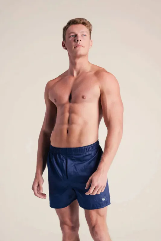 Navy Royal Highnies Boxers (Set of 2) made by Tuckernuck