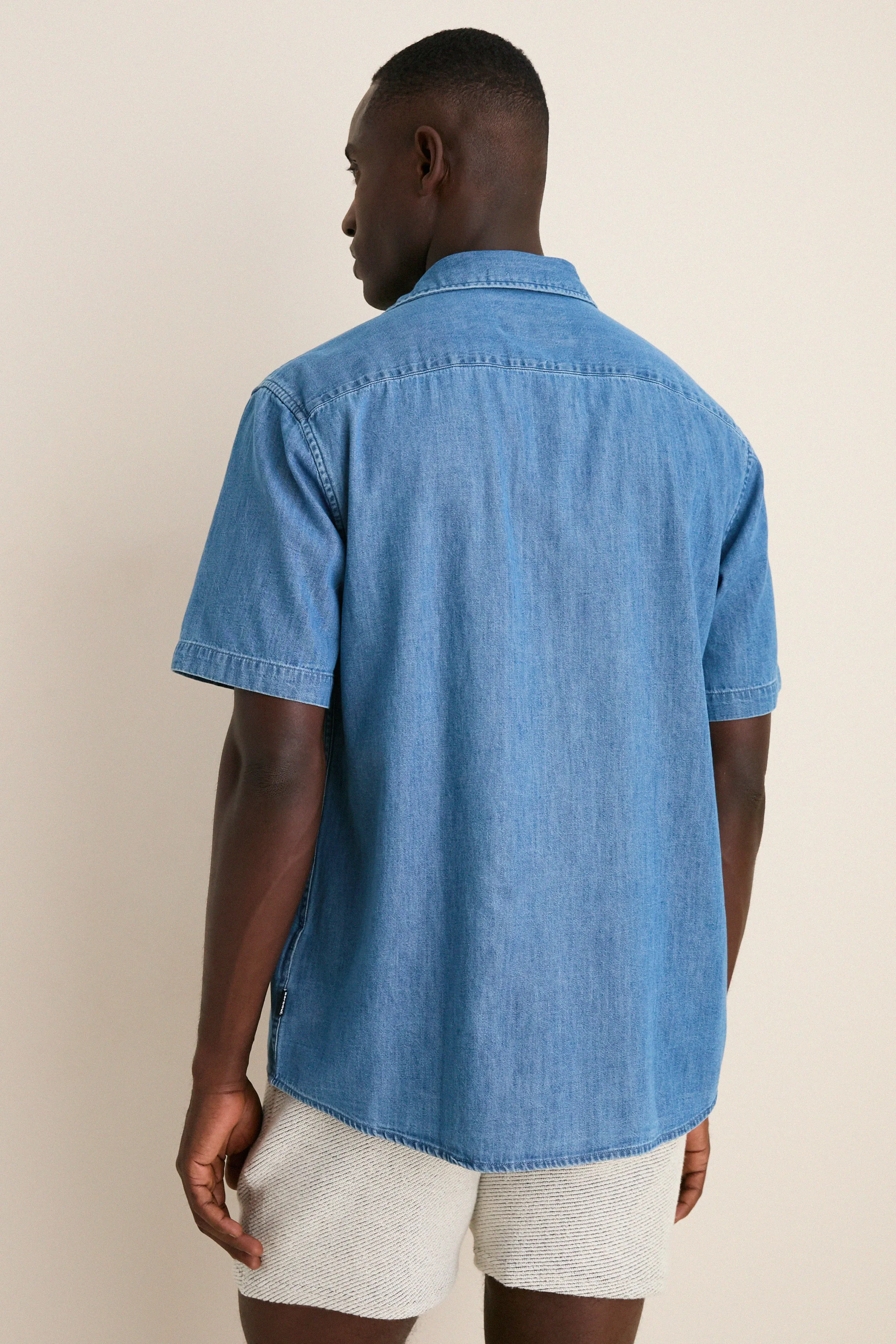 Chambray Ashbrooke Short Sleeve Shirt sold by Tuckernuck product image thumbnail 4