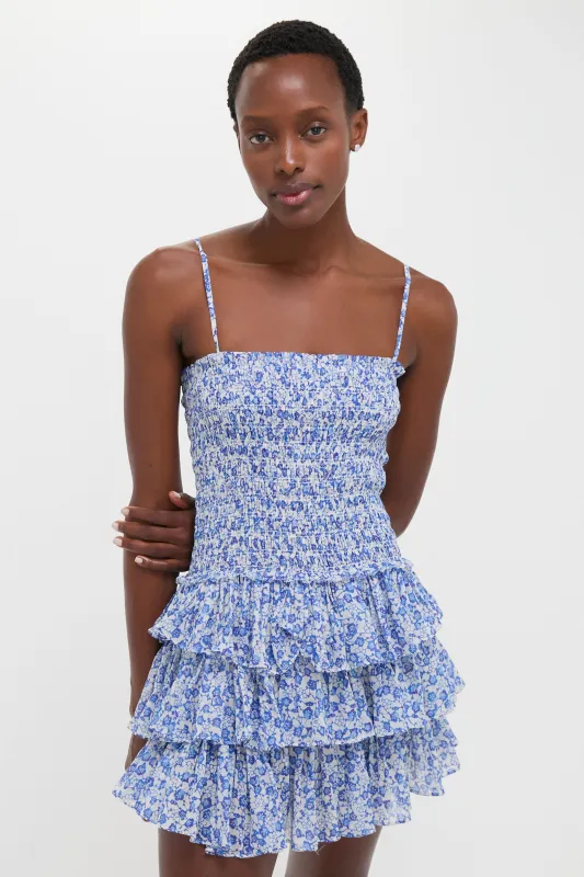 Blue Elodie Dress made by Tuckernuck