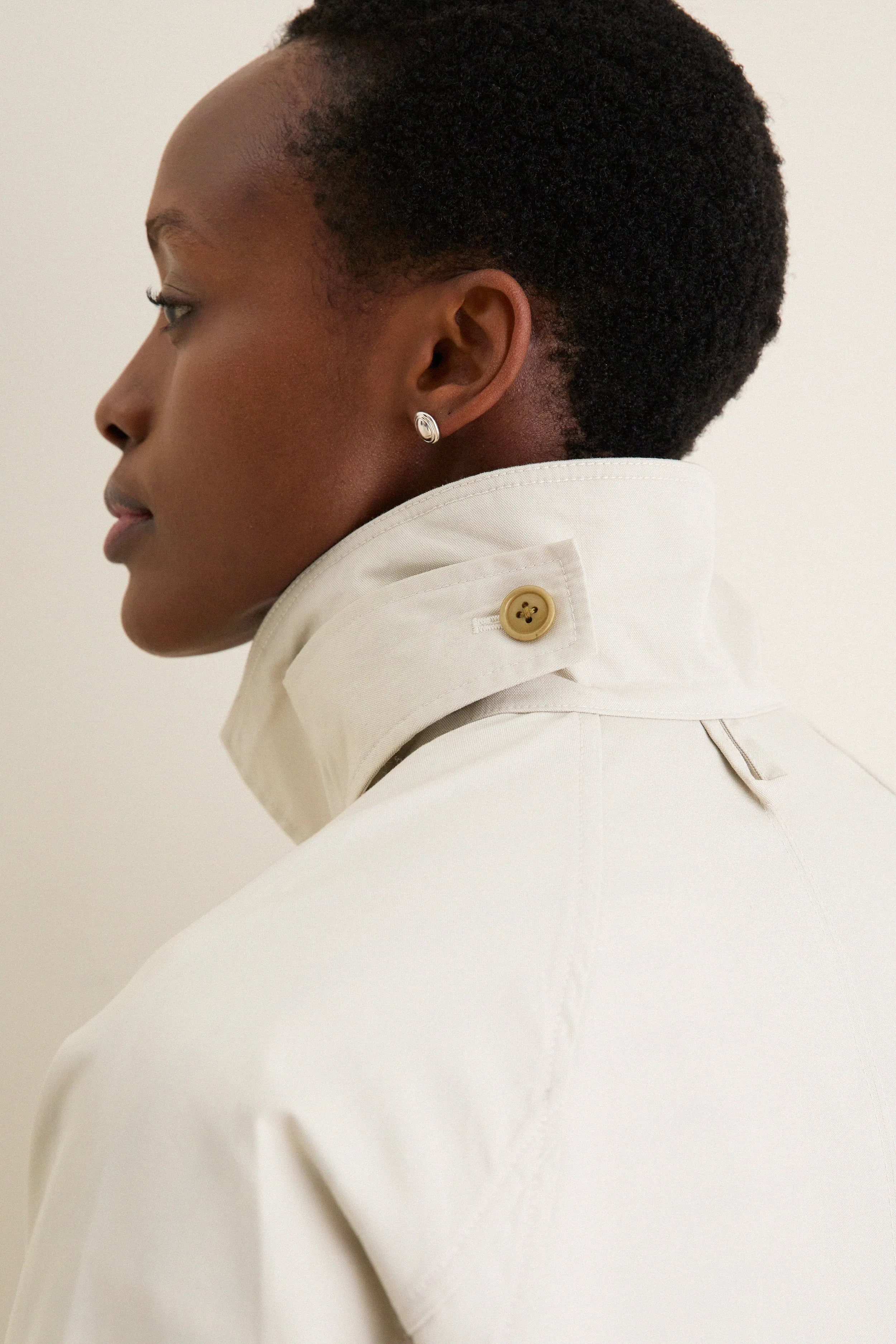 Stone Madeleine Trench in Cotton Blend sold by Tuckernuck product image thumbnail 5