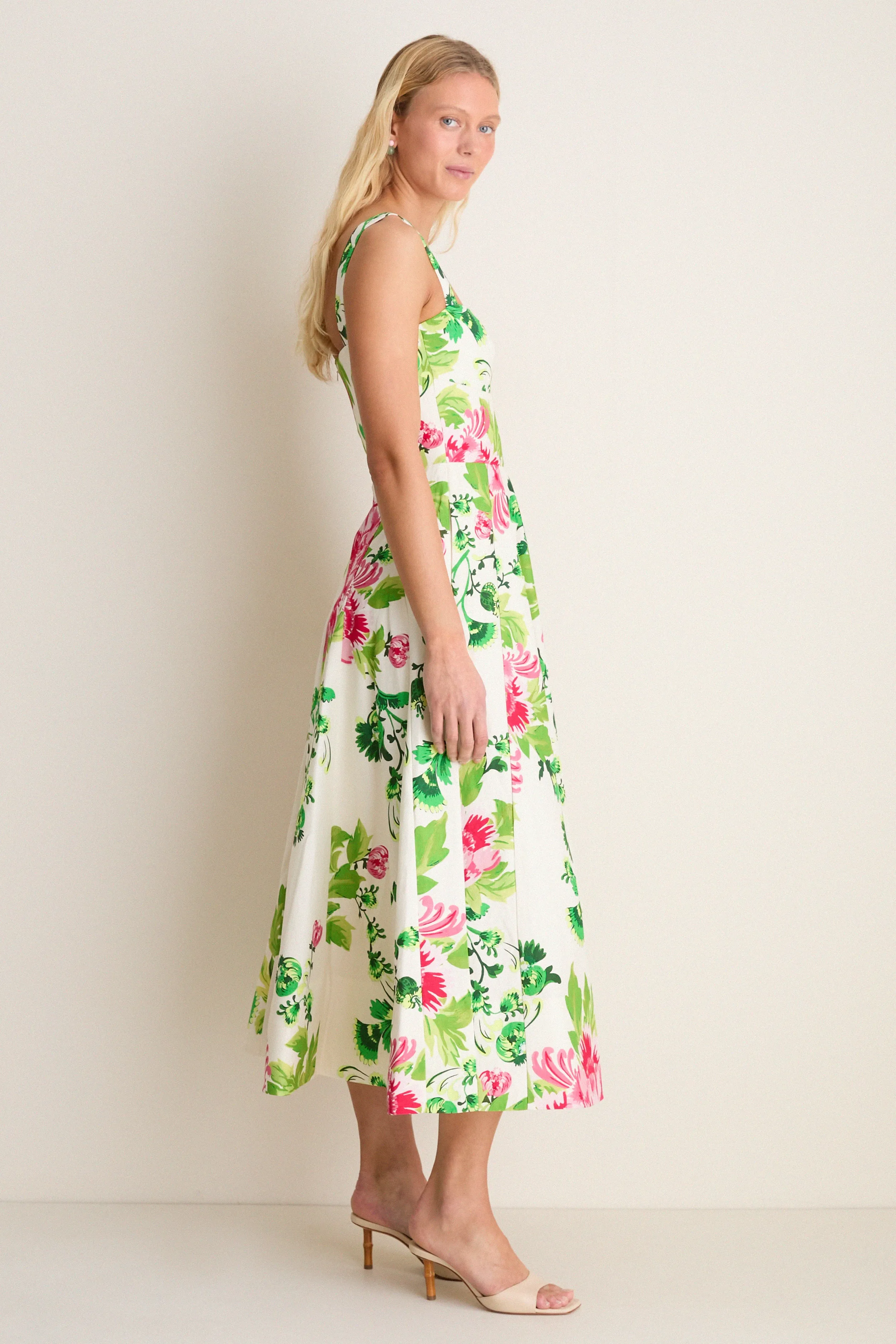 Saffier Bouquet Sabrina Midi Dress sold by Tuckernuck product image thumbnail 4