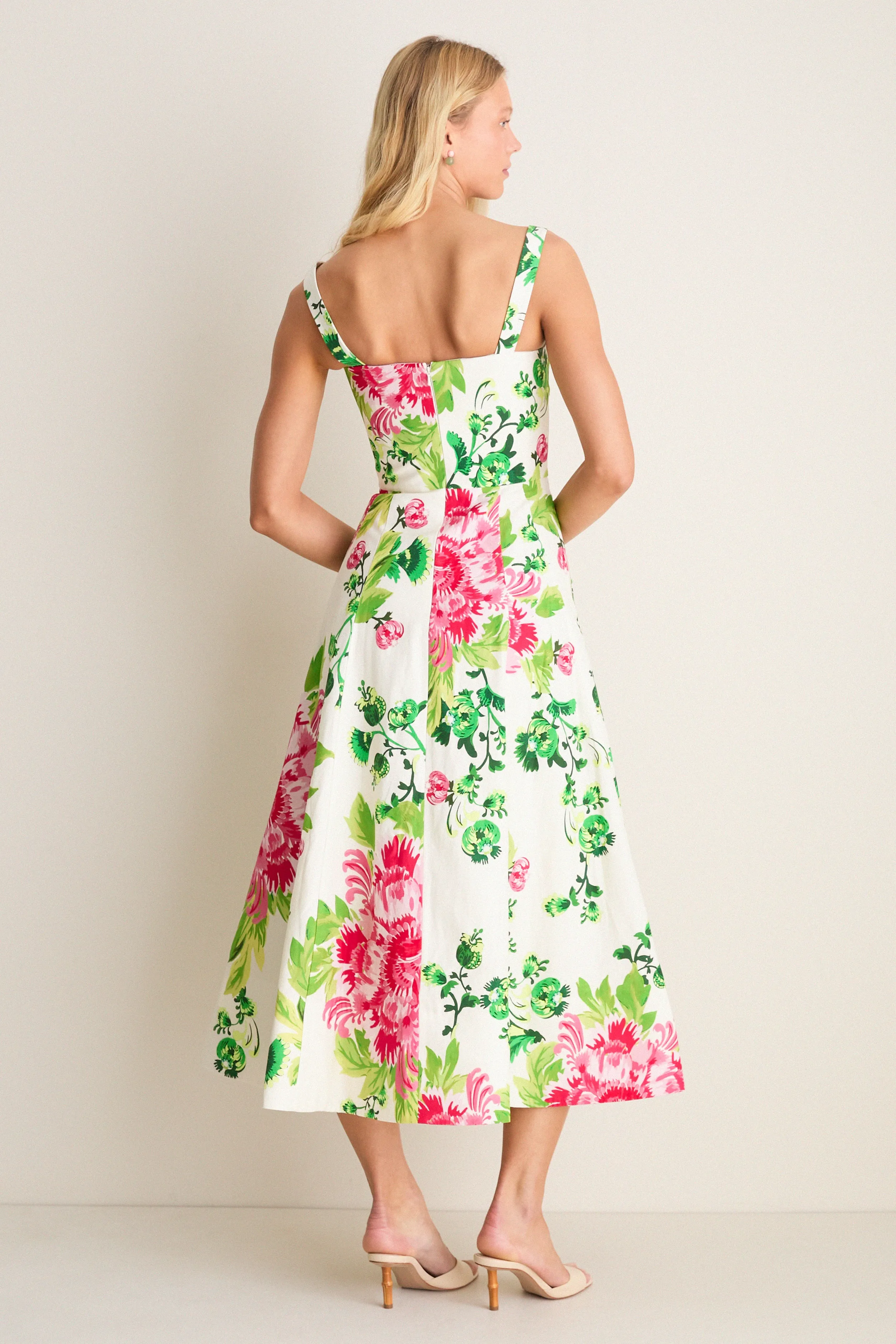 Saffier Bouquet Sabrina Midi Dress sold by Tuckernuck product image thumbnail 5