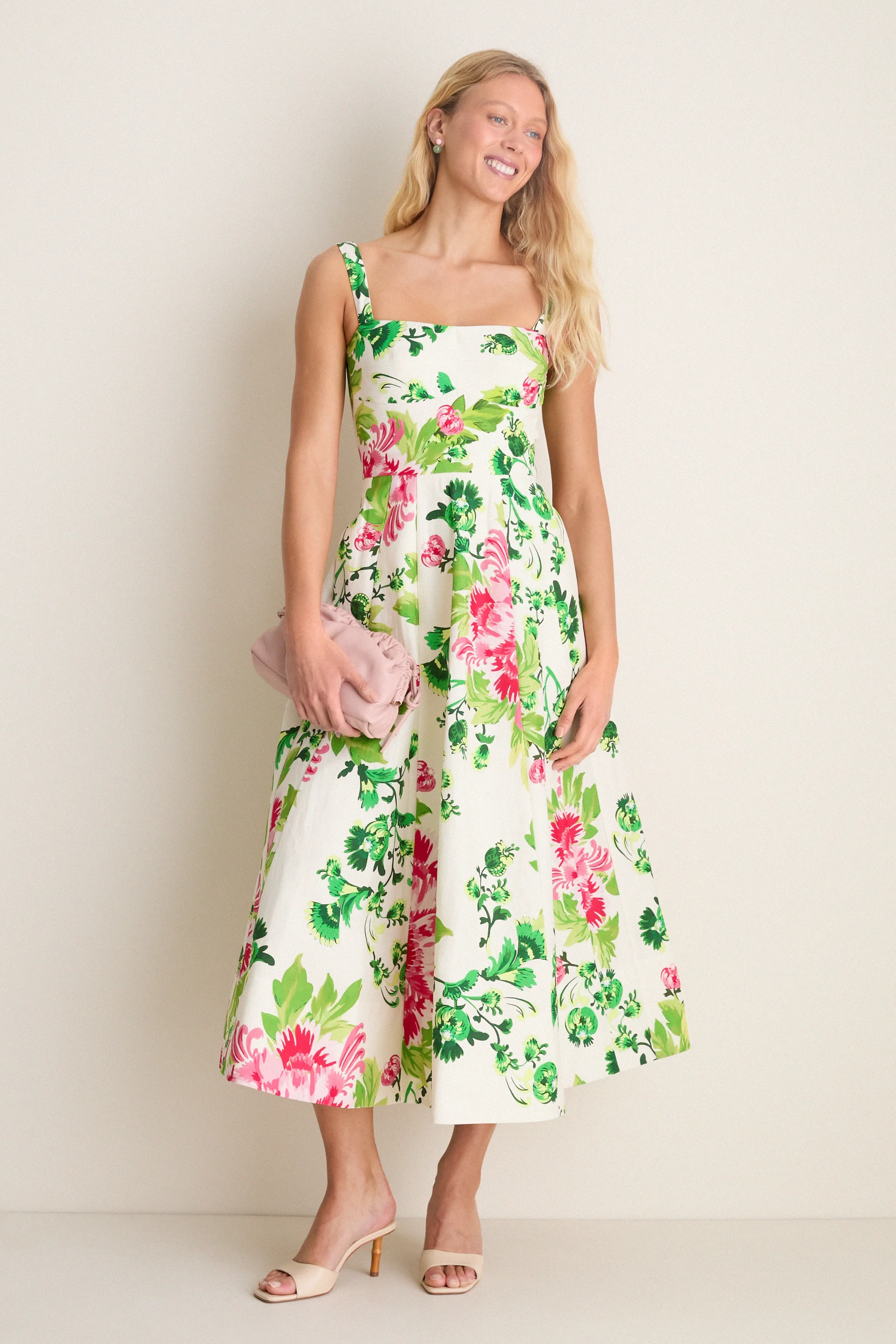 Saffier Bouquet Sabrina Midi Dress sold by Tuckernuck product image thumbnail 3