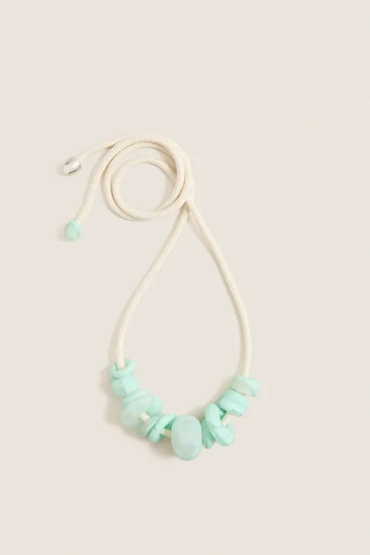 Mint Drift Choker made by Dinosaur Designs
