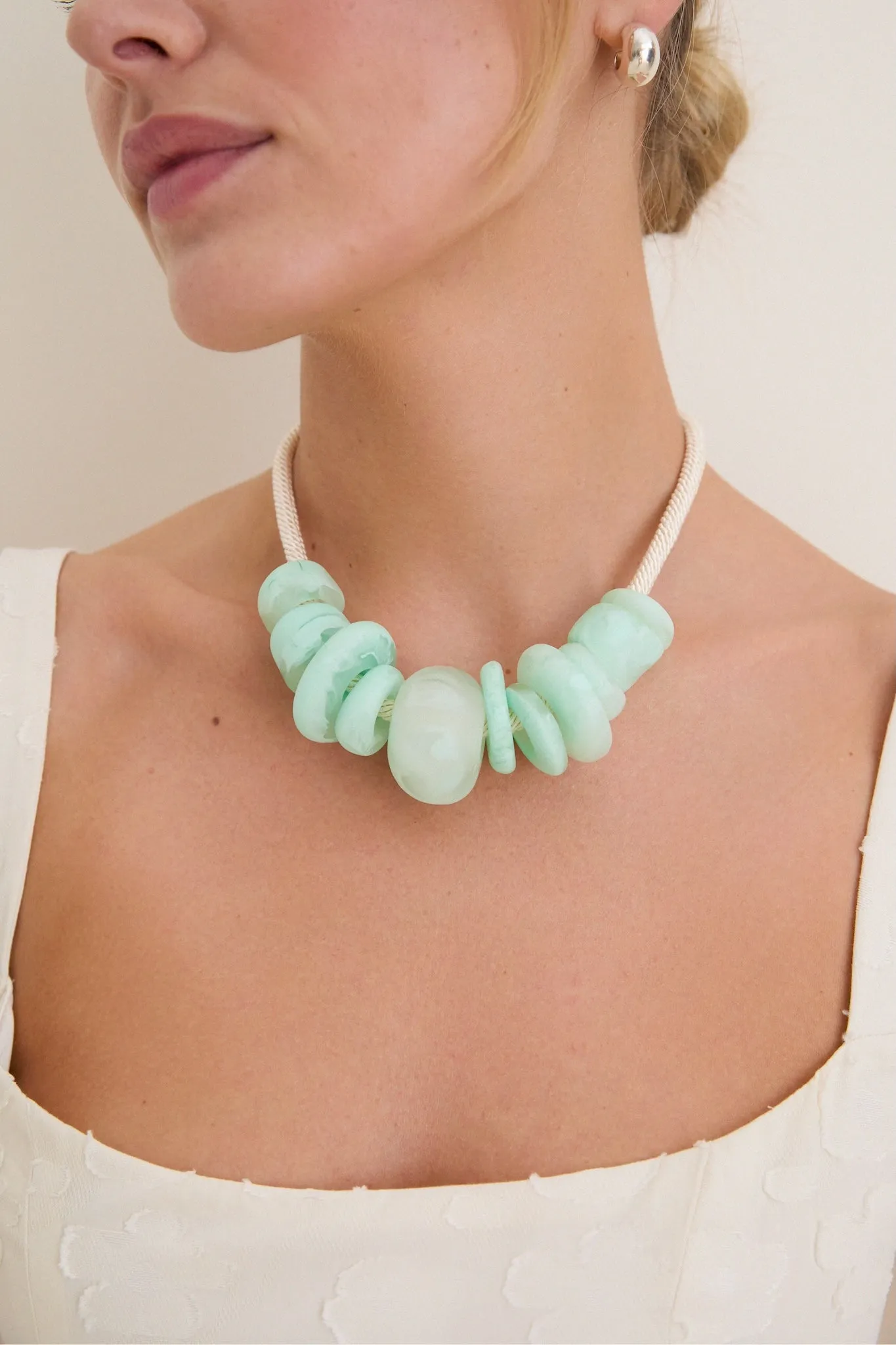 Mint Drift Choker sold by Tuckernuck product image thumbnail 2