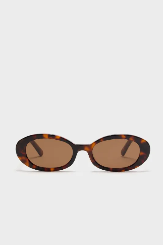Brown Tortoise Lyric Leigh Sunglasses made by Elisa Johnson