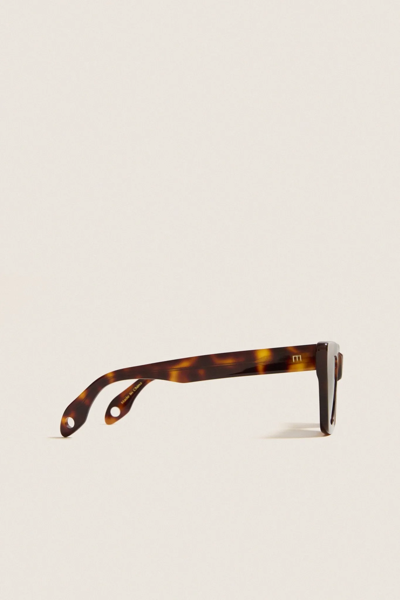 Brown Tortoise Dark Blue Lens Lori Sunglasses sold by Tuckernuck product image thumbnail 5