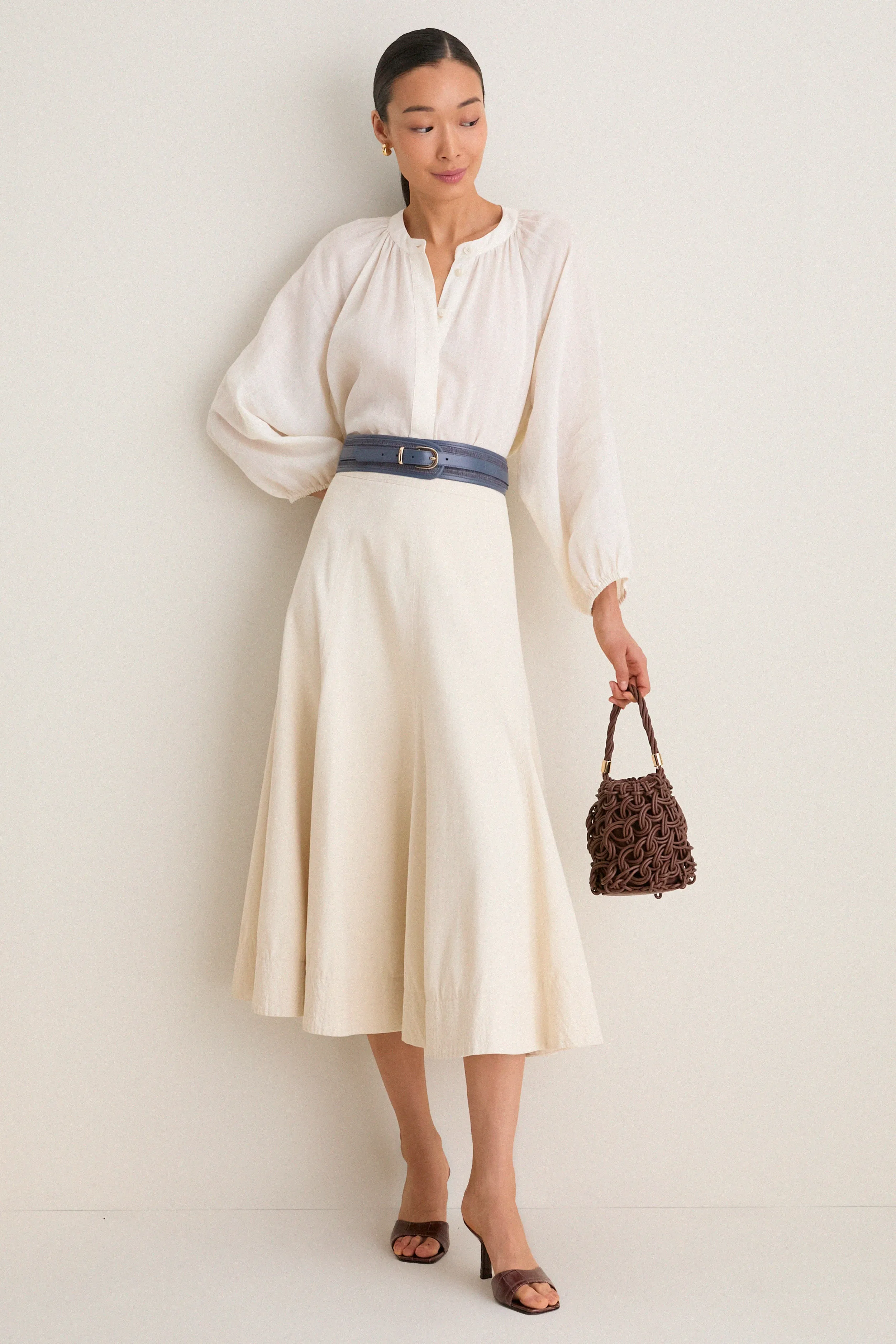 Navy Raffia Waist Belt sold by Tuckernuck product image thumbnail 3