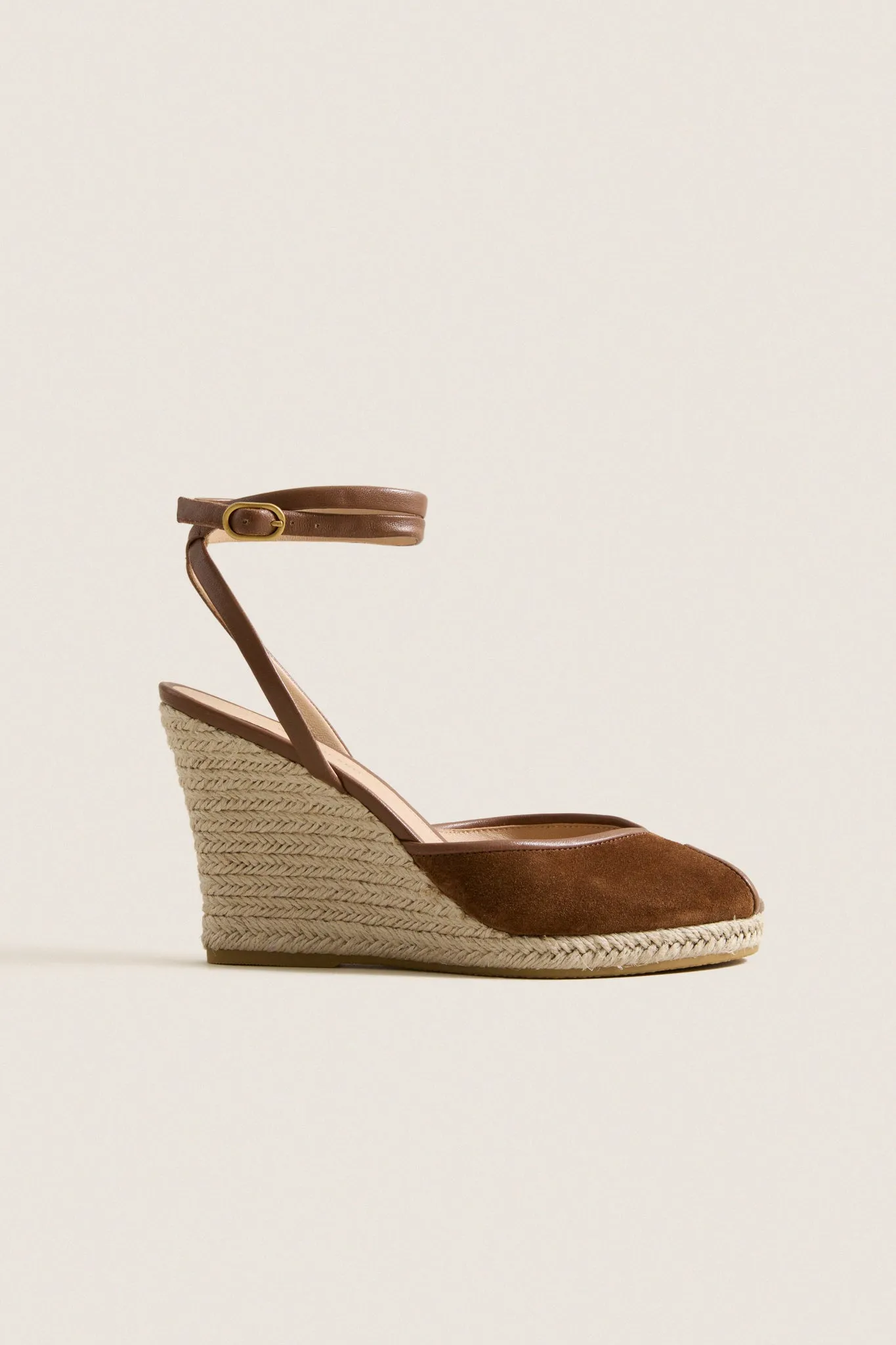 Chestnut Suede Pasina Wedges sold by Tuckernuck product image thumbnail 4