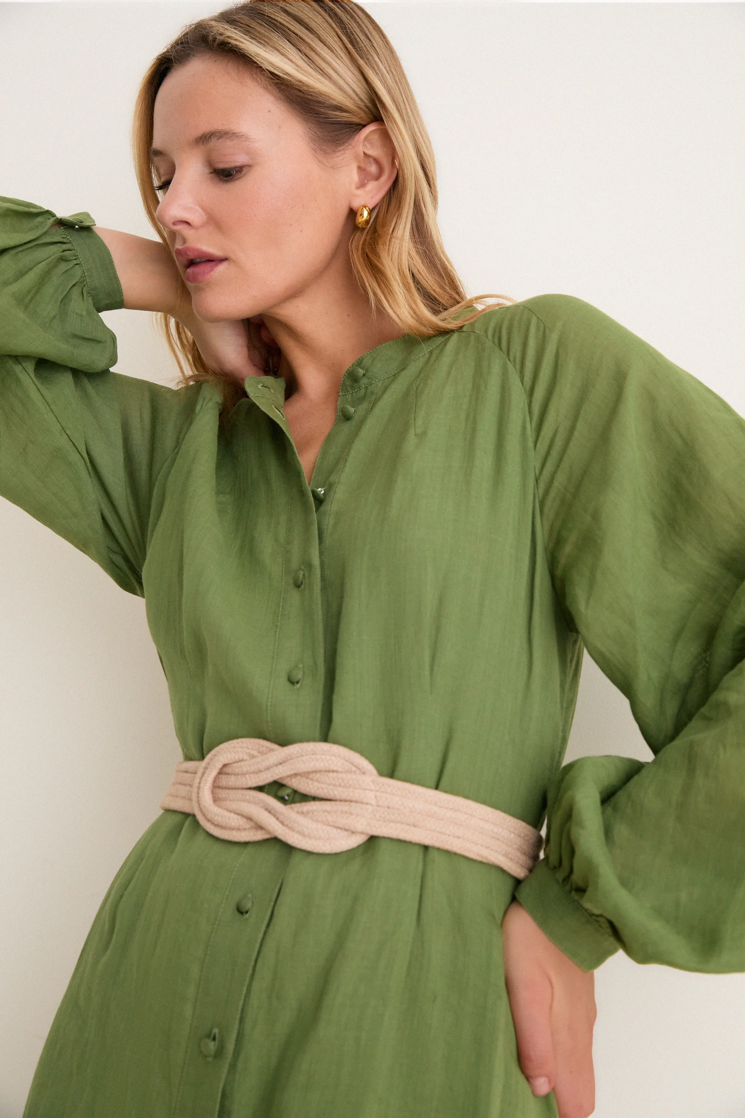 Cedar Green Button Down Granier Dress sold by Tuckernuck product image thumbnail 5