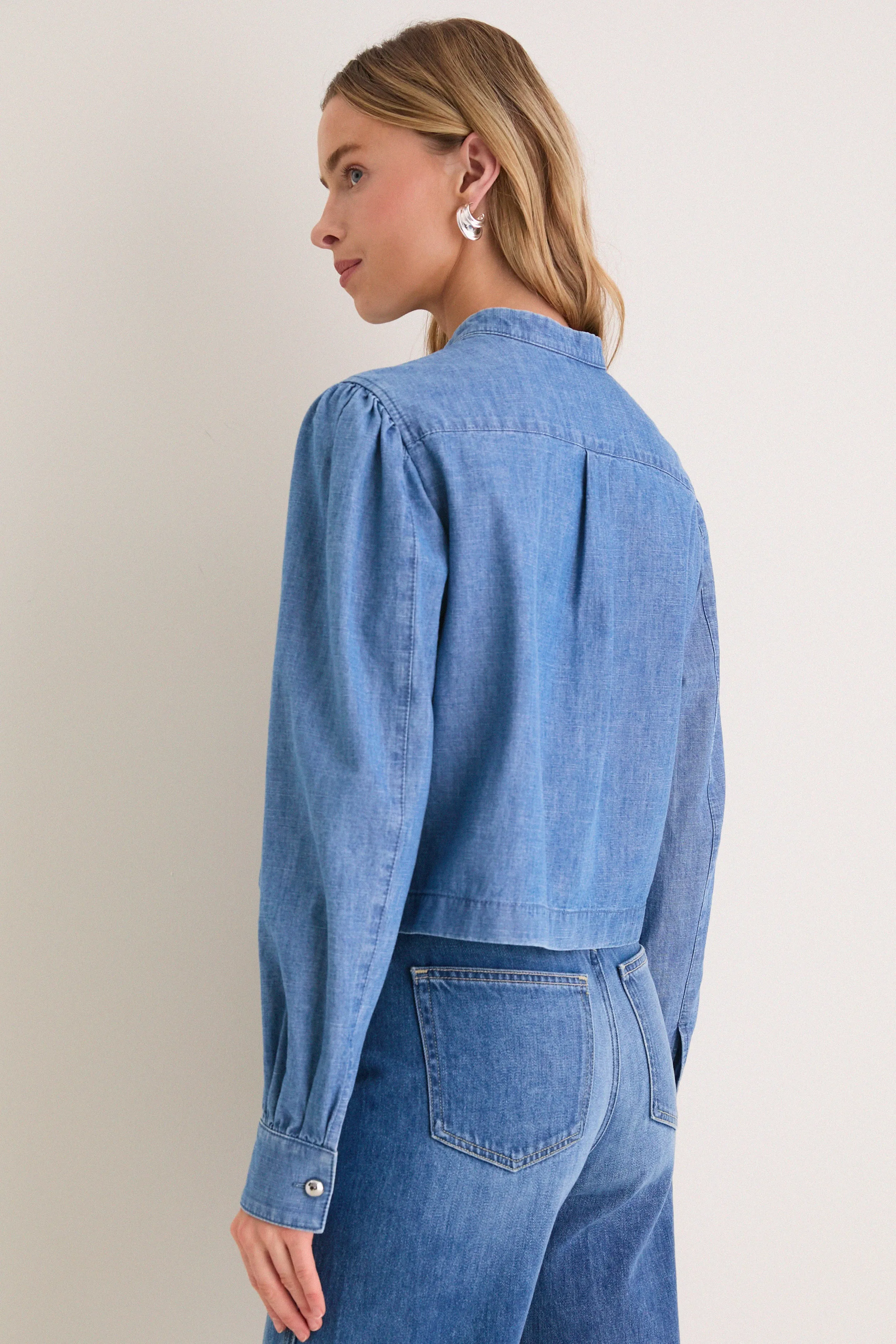 Indigo Denim Margot Top sold by Tuckernuck product image thumbnail 4