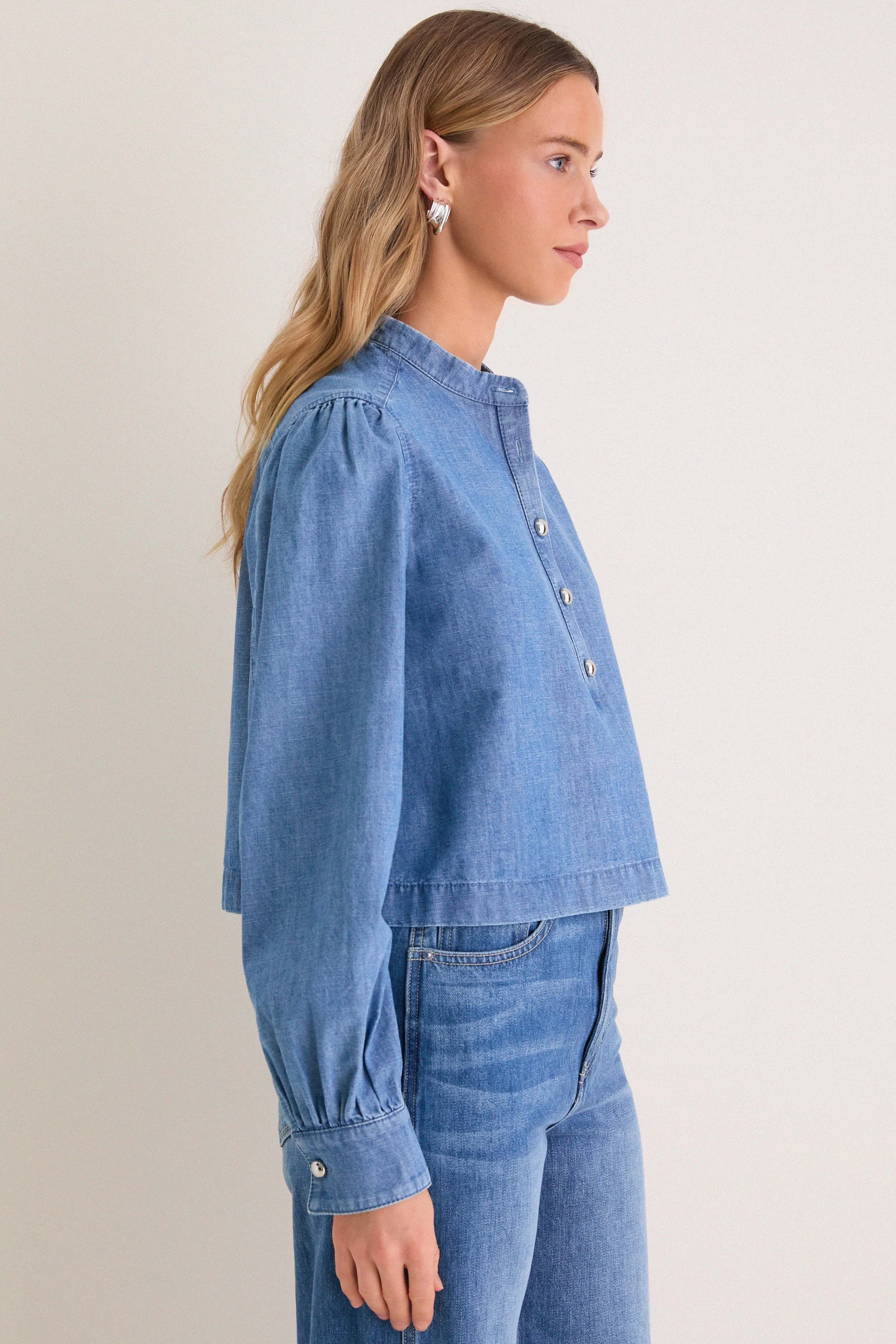 Indigo Denim Margot Top sold by Tuckernuck product image thumbnail 3