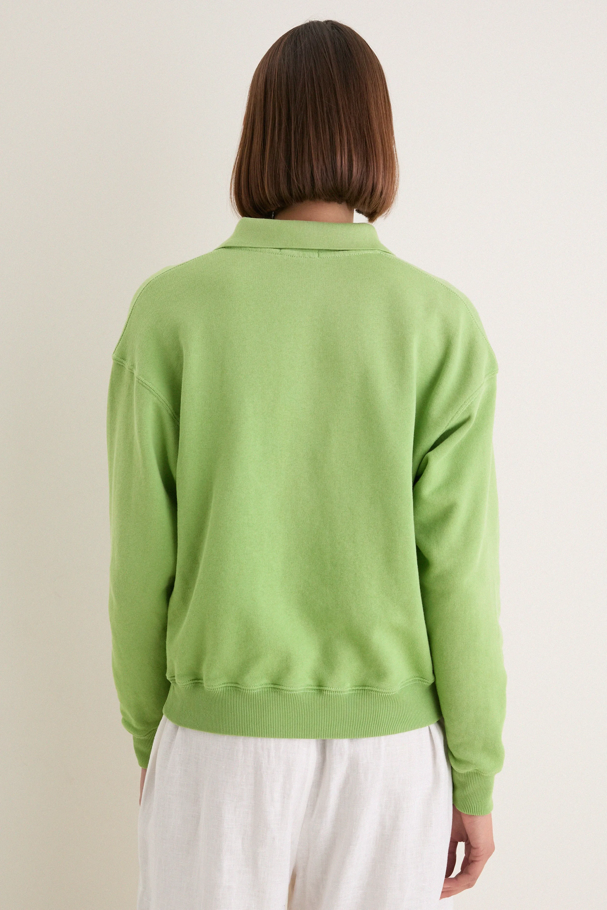Parakeet Green Island Fleece Knit Polo sold by Tuckernuck product image thumbnail 4