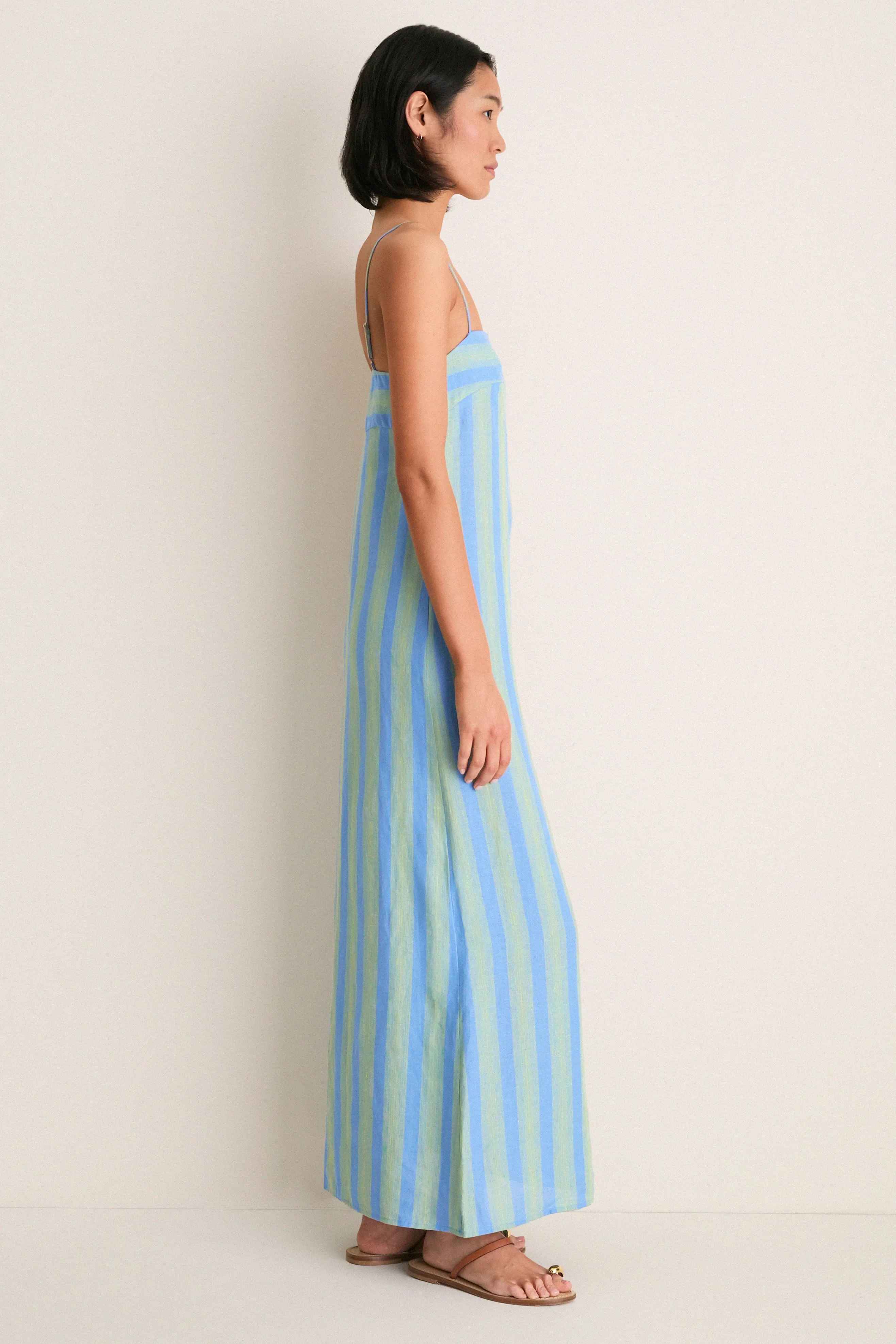 Seaport Stripe Laura Linen Dress sold by Tuckernuck product image thumbnail 4
