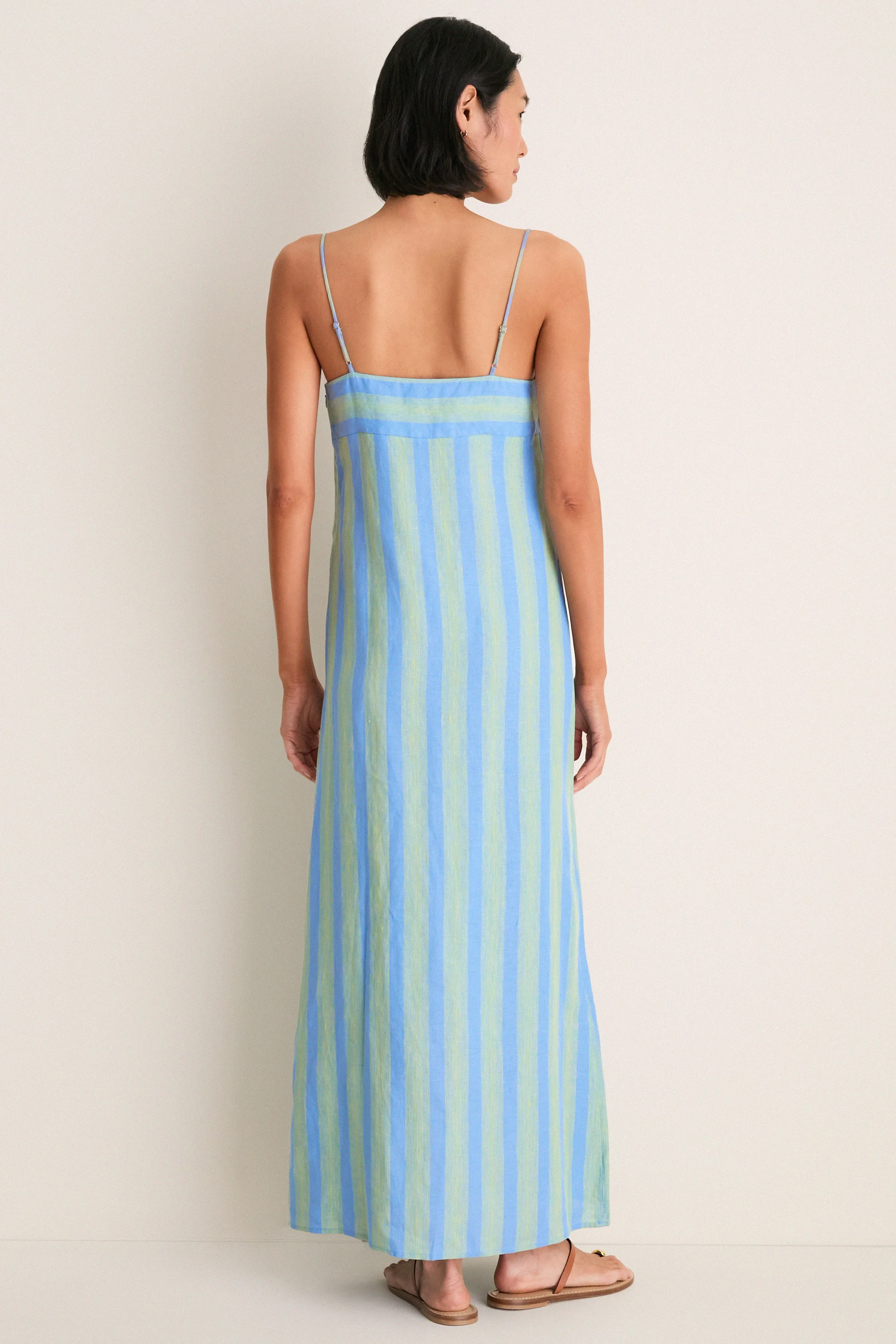 Seaport Stripe Laura Linen Dress sold by Tuckernuck product image thumbnail 5