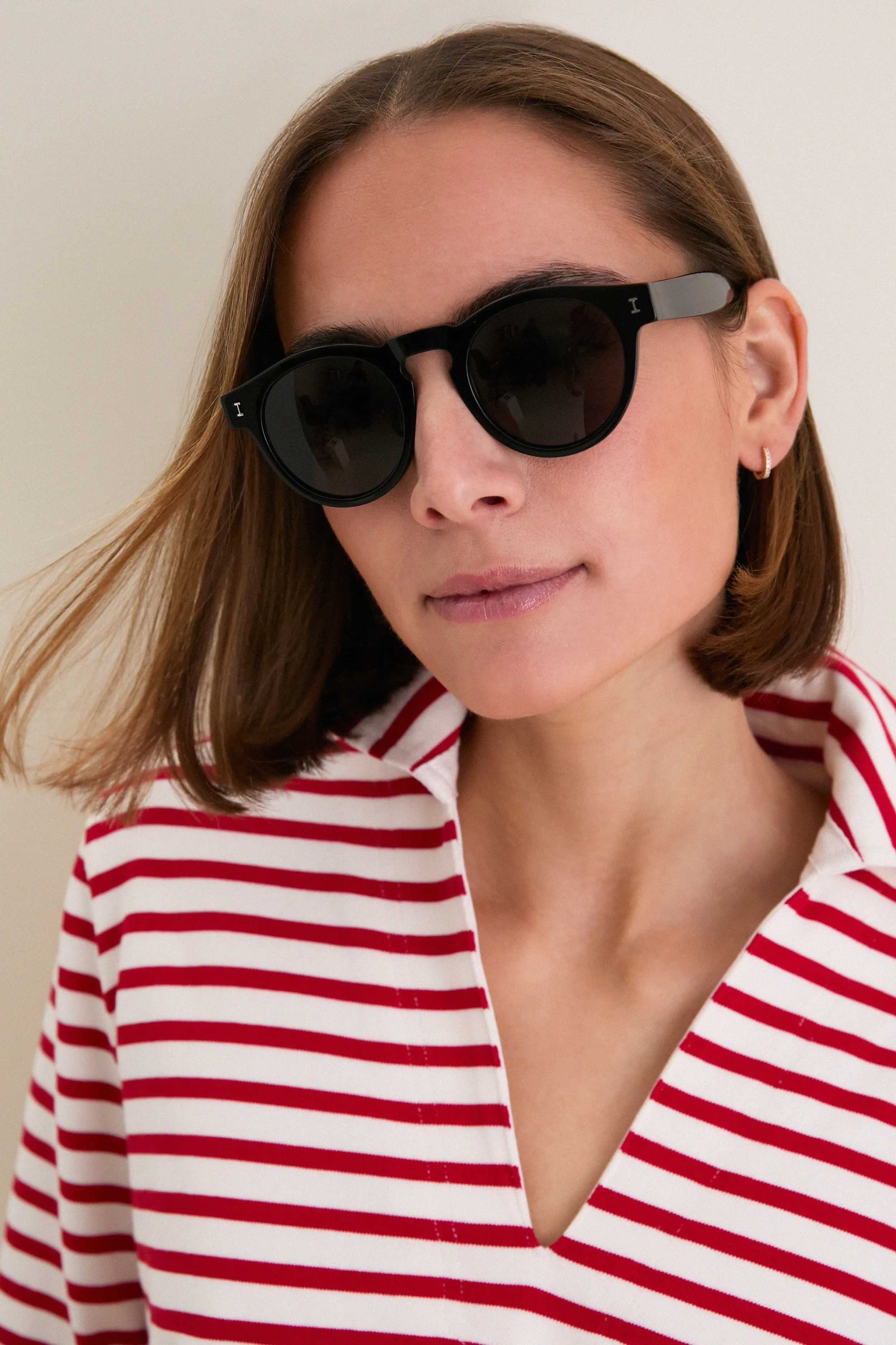 Black Leonard Sunglasses sold by Tuckernuck product image thumbnail 2