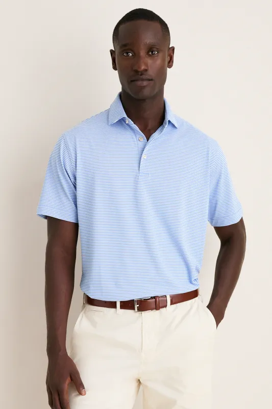 Bluebird Grace Performance Mesh Polo made by Peter Millar