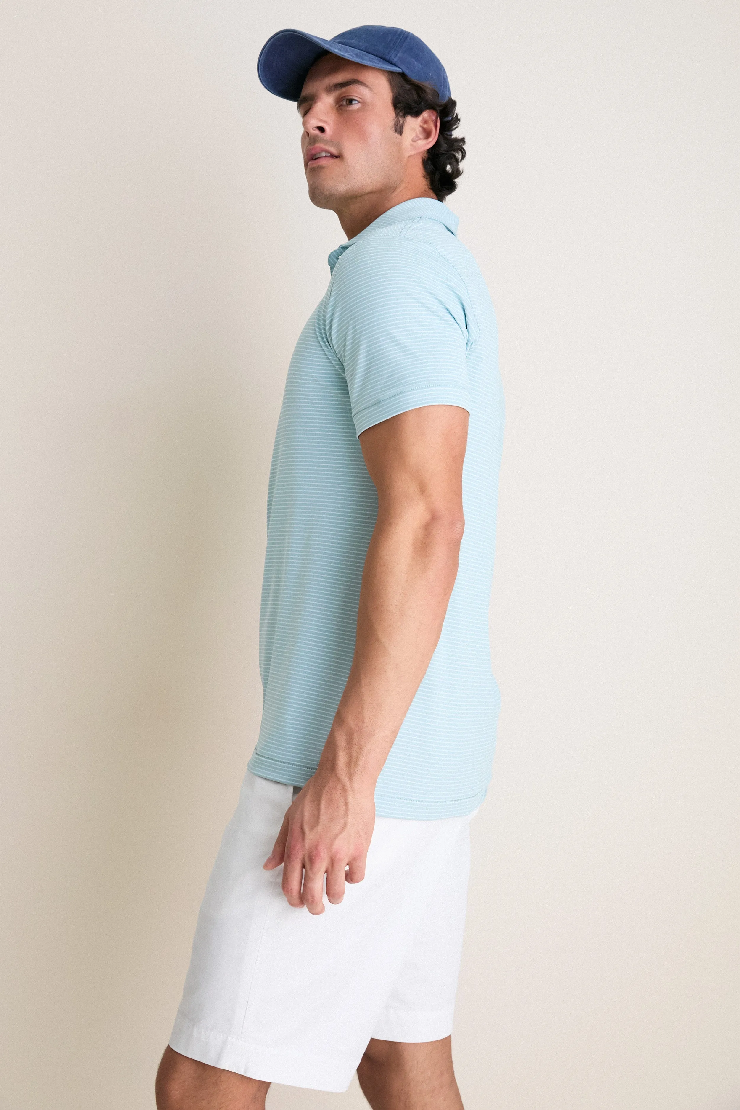 Light Willow Ballad Performance Jersey Polo sold by Tuckernuck product image thumbnail 3