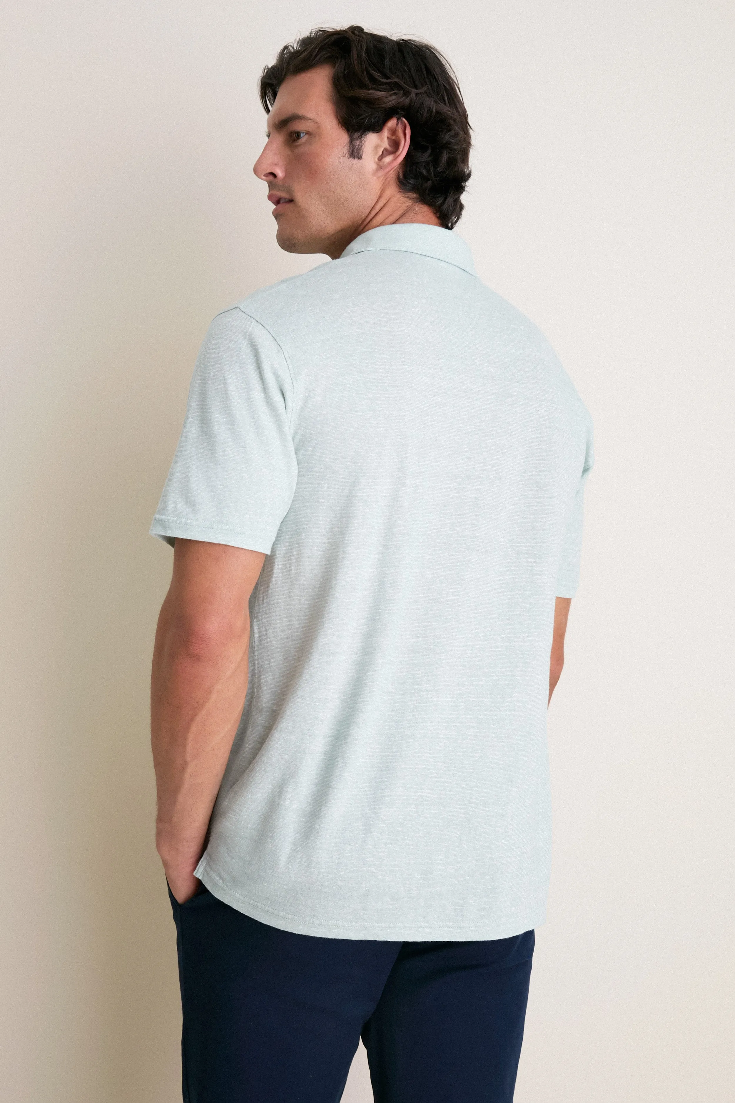 Grandview Linen Sanibel Polo sold by Tuckernuck product image thumbnail 4