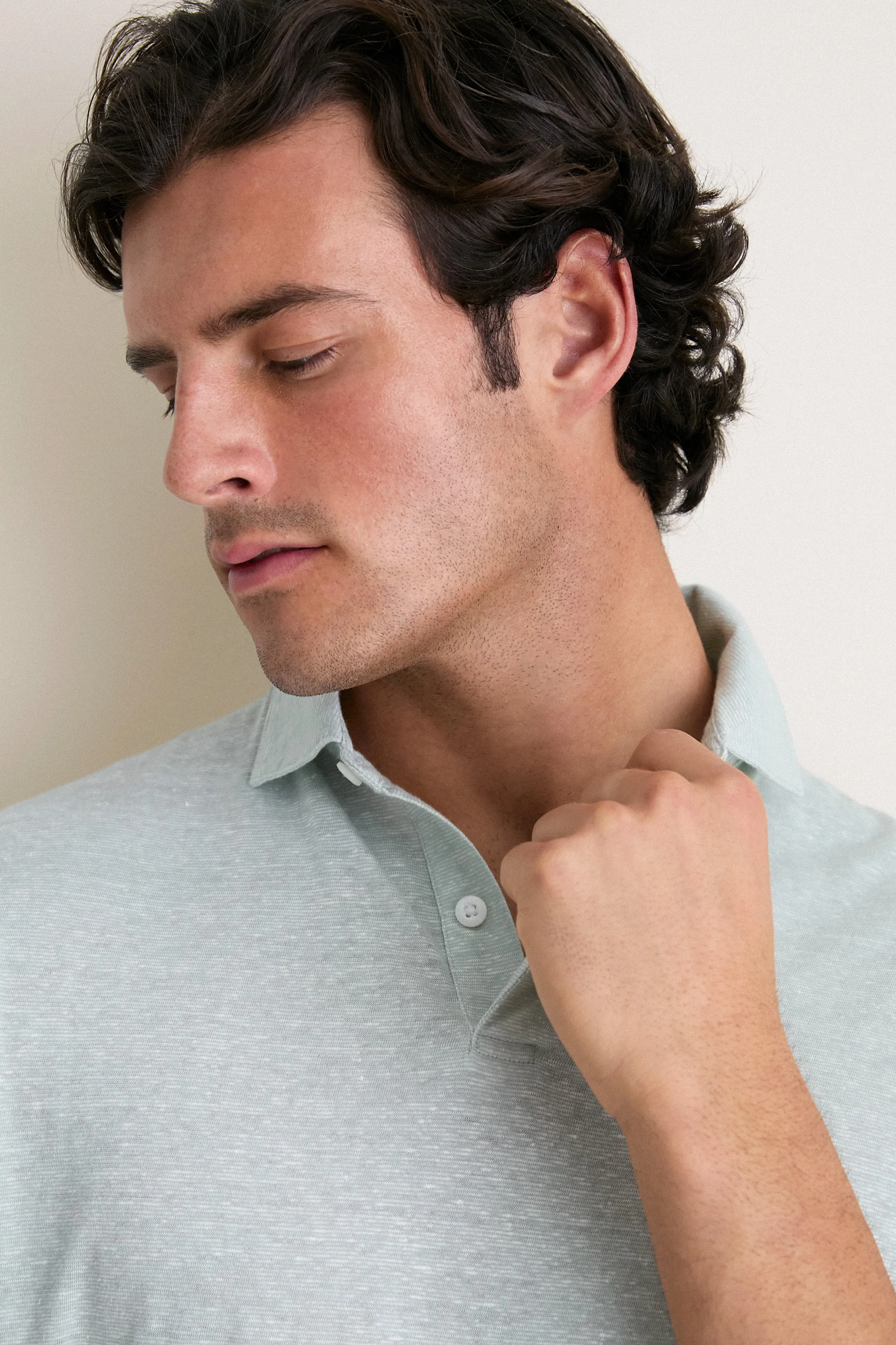 Grandview Linen Sanibel Polo sold by Tuckernuck product image thumbnail 5