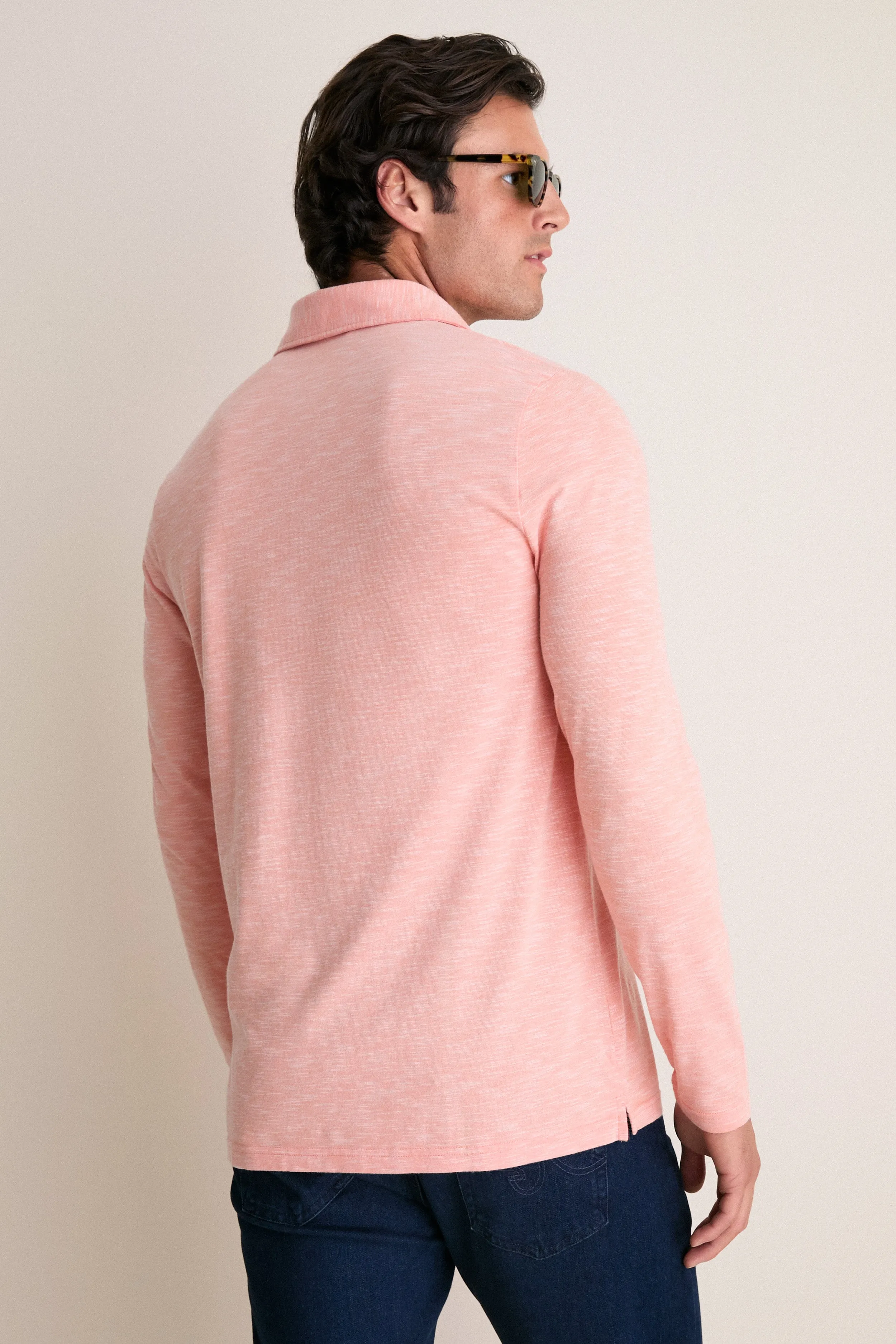 Shell Phone Brrr Long Sleeve Range Polo sold by Tuckernuck product image thumbnail 3