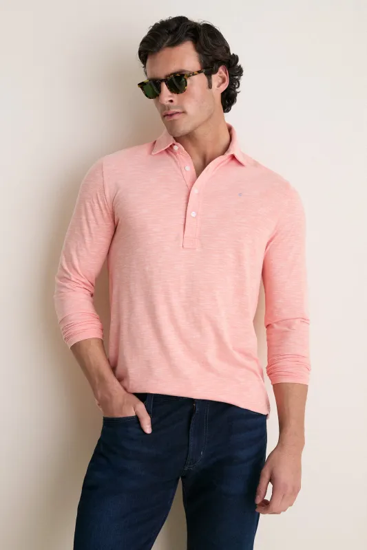 Shell Phone Brrr Long Sleeve Range Polo made by Tuckernuck