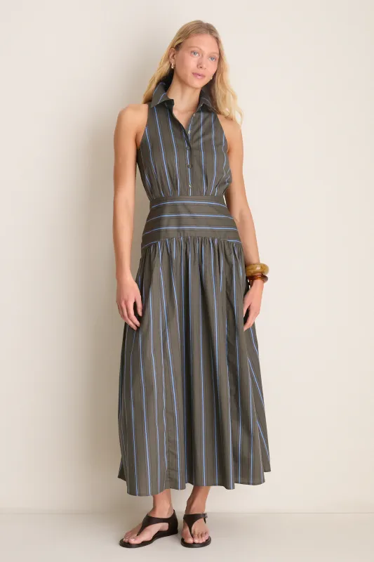 Huntington Stripe Romy Dress made by STAUD