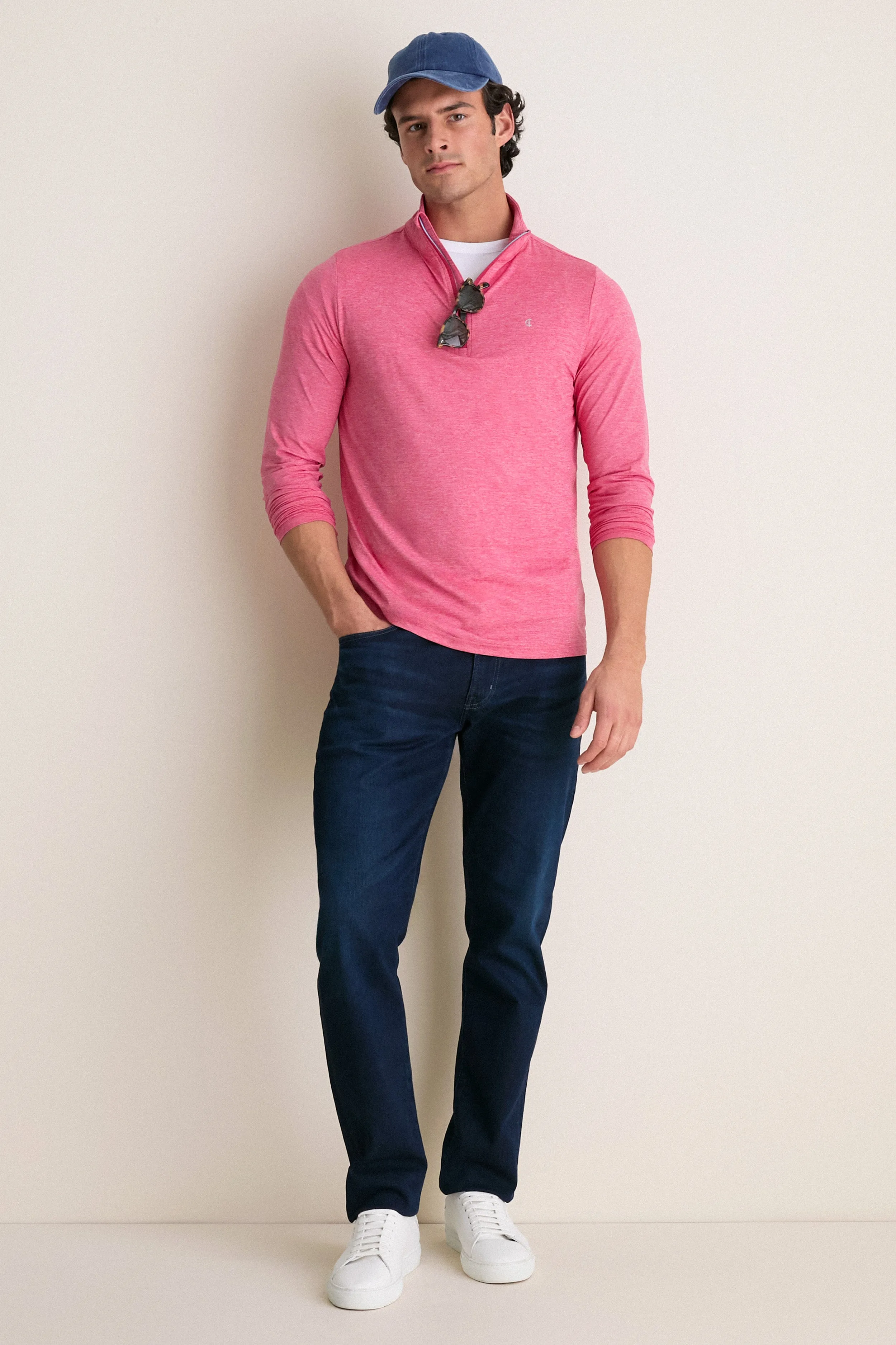 Heathered Red Featherweight Performance Pullover sold by Tuckernuck product image thumbnail 2