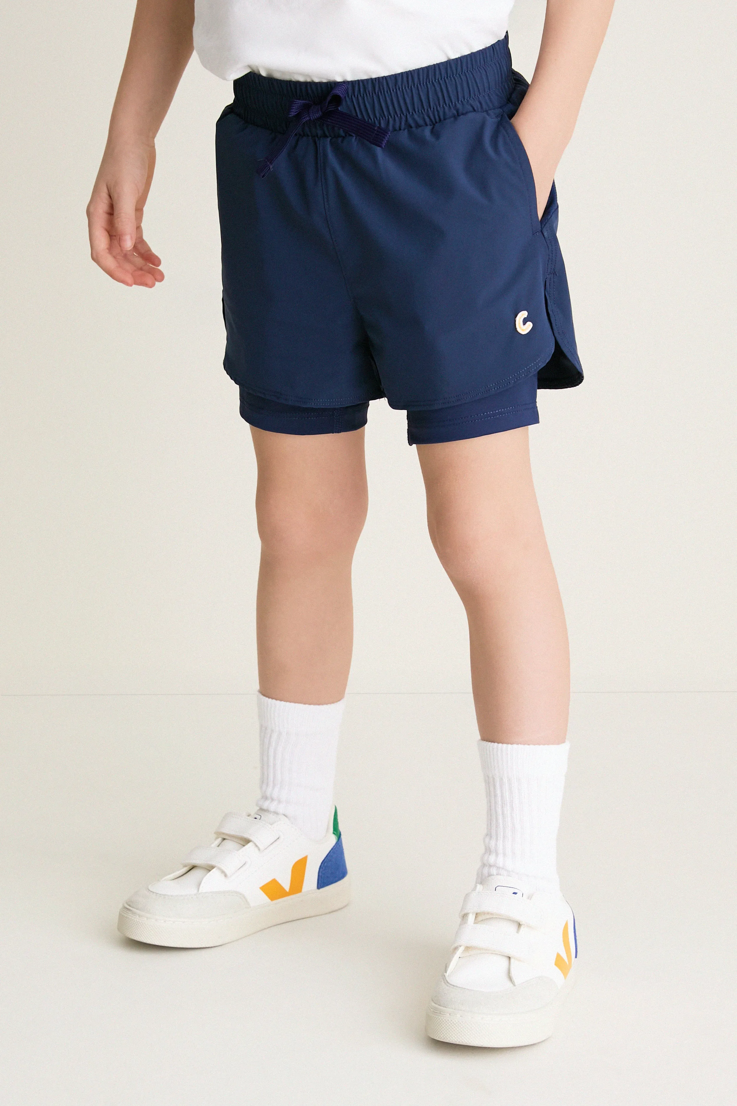 Before Sunrise Blue Cardio Short sold by Tuckernuck