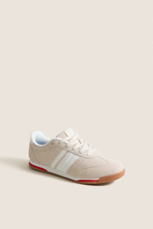 Parchment and Egret Revival Sneakers made by Keds