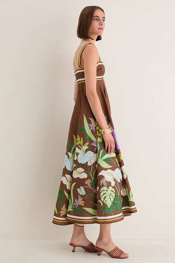 Chocolate Alfie Twist Sundress sold by Tuckernuck product image thumbnail 3