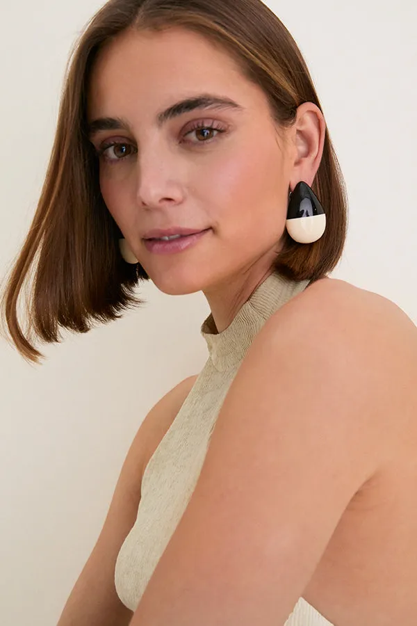 Black and White Opus Earrings sold by Tuckernuck product image thumbnail 2