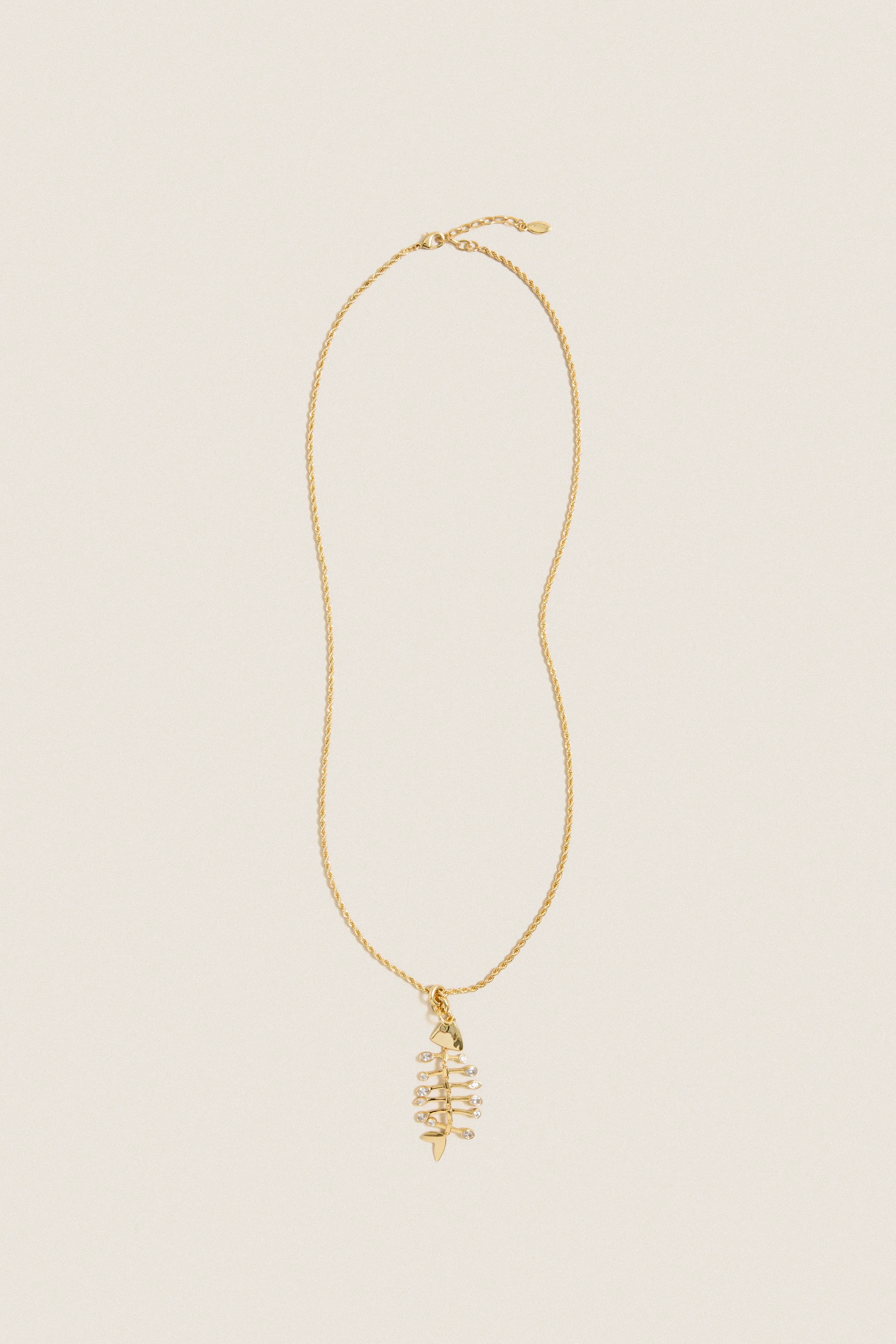 Gold Josephina Charm Necklace sold by Tuckernuck