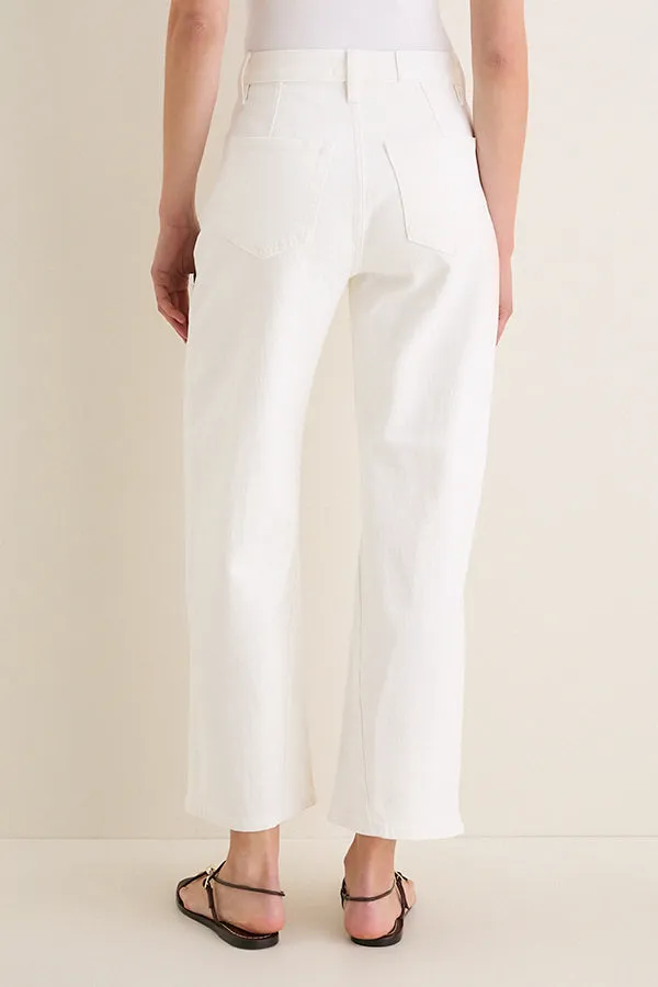 Antique White Kyra High Rise Bowed Ankle sold by Tuckernuck product image thumbnail 4